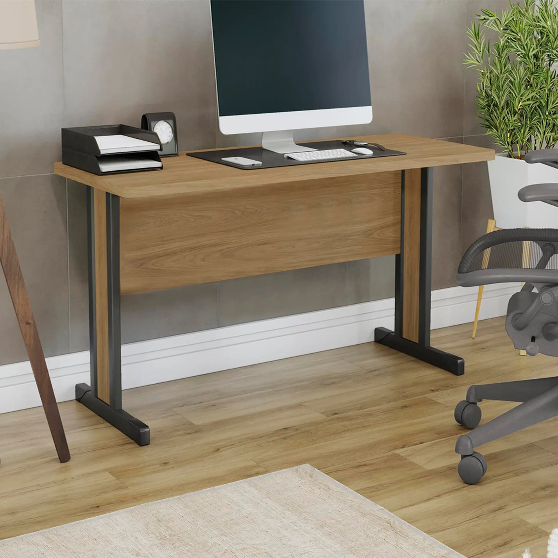Mesa de Escritório MDF e MDP Secretária Kappesberg - Itapua
