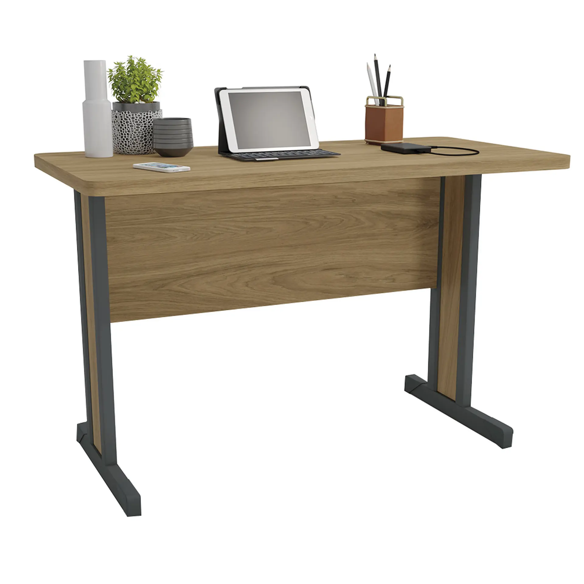 Mesa de Escritório MDF e MDP Secretária Kappesberg - Itapua