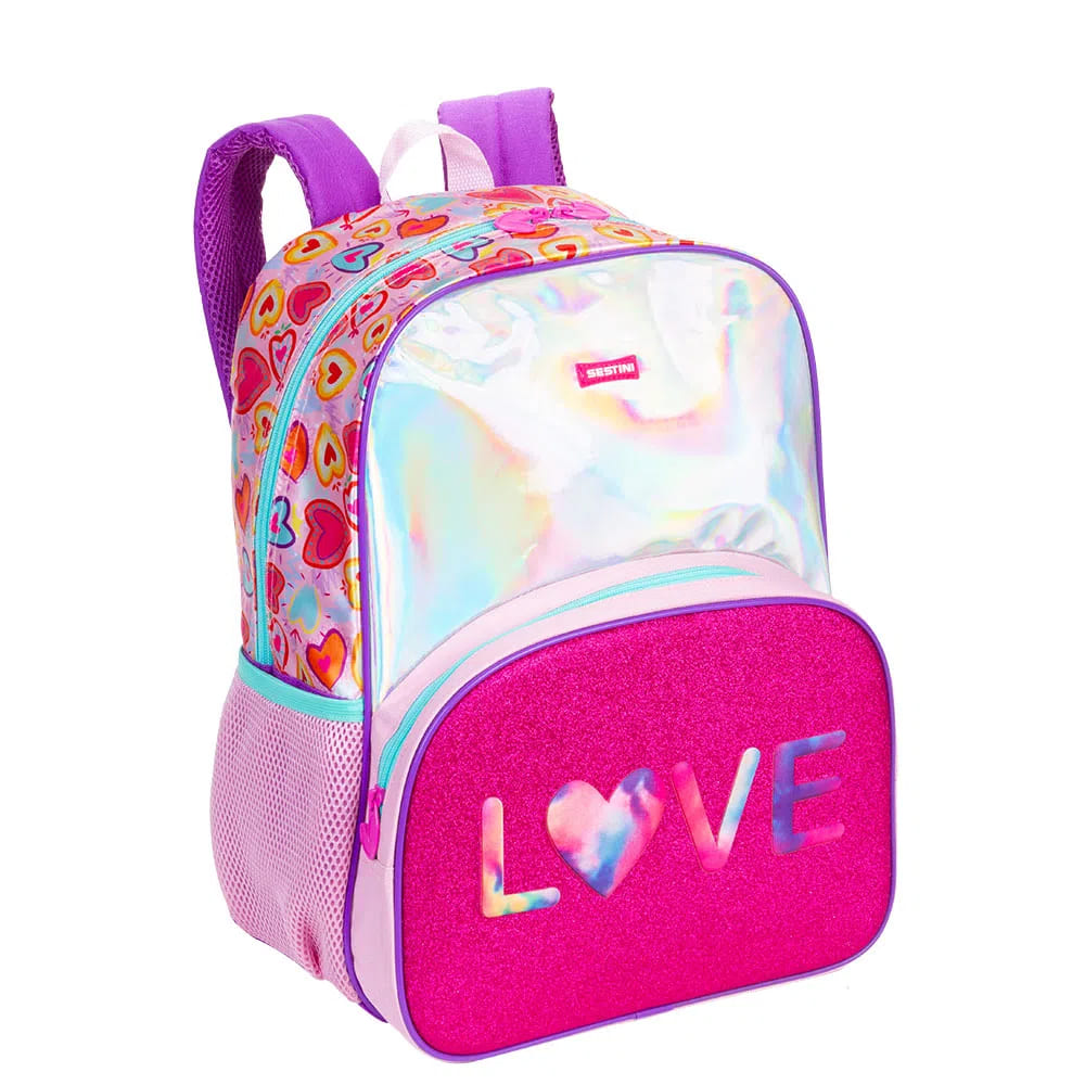 Mochila de Costa Sestini Grande Love Colorido