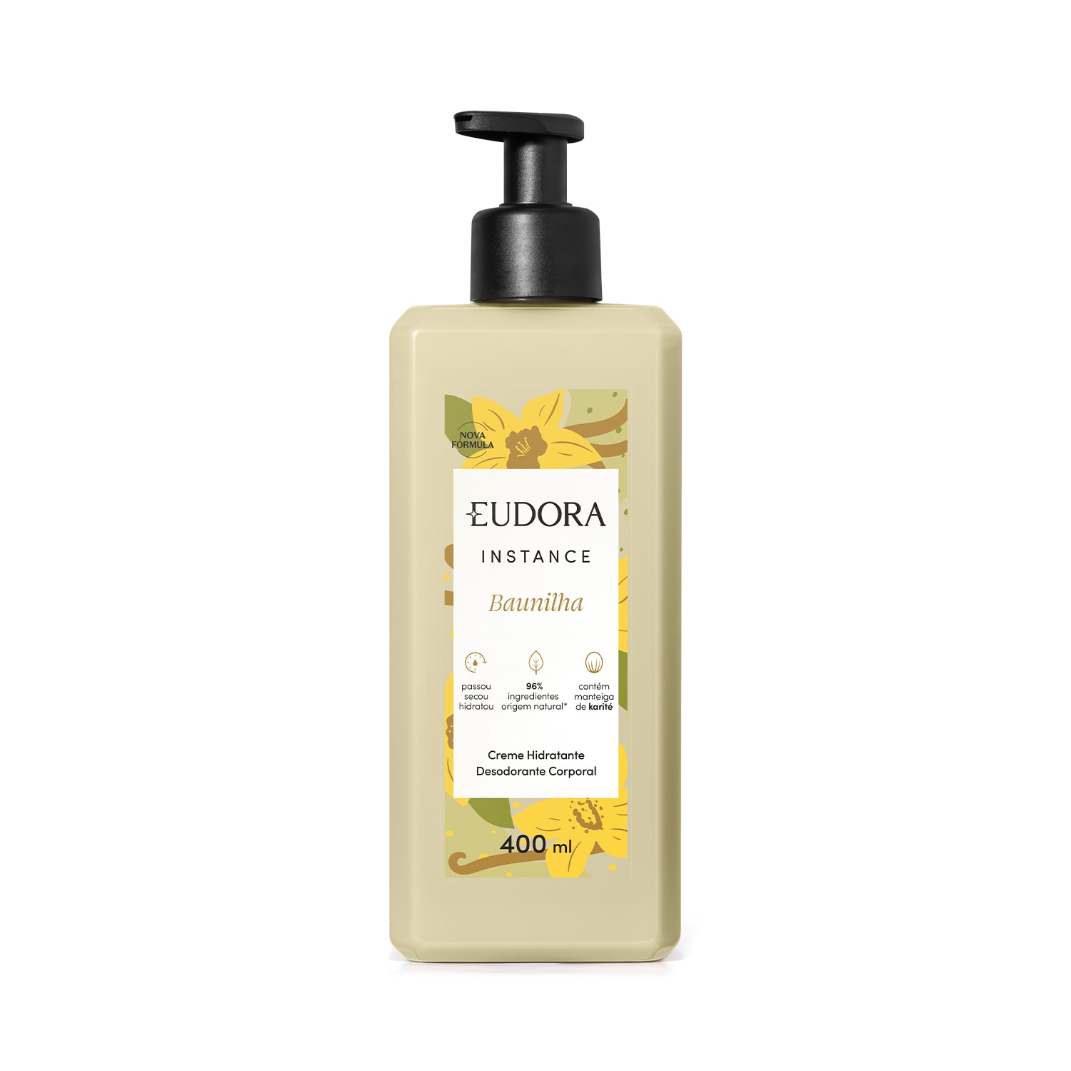 Creme Hidratante Desodorante Corporal Instance Baunilha 400ml