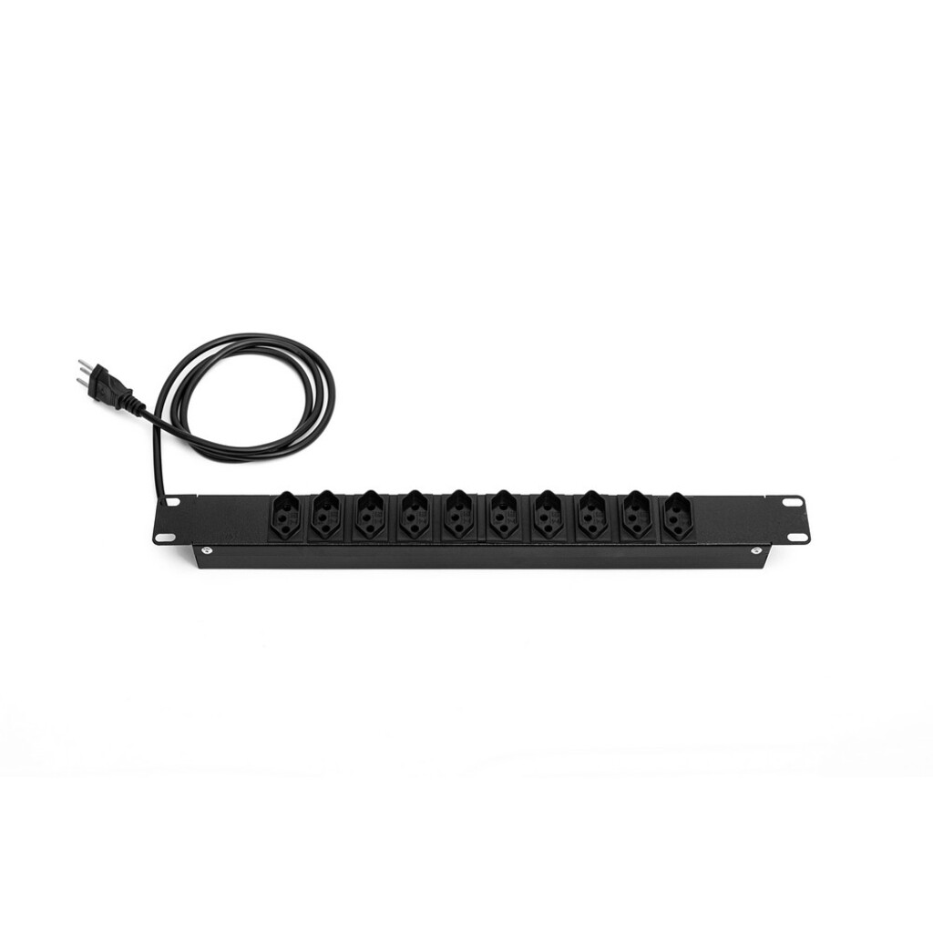 Régua para Rack 19" com 10 Tomadas 10A  Cabo 1,00 Metro GForce 1059
