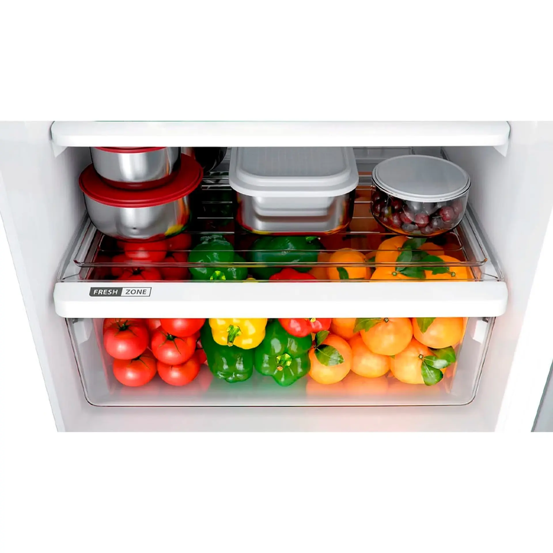 Geladeira Brastemp 375L Frost Free Duplex Cold Room BRM44HK - Inox - 110 Volts