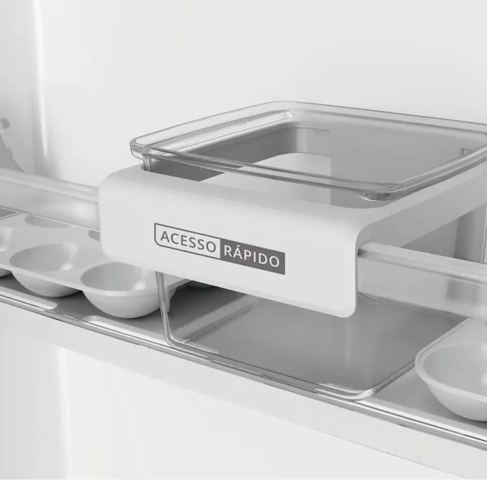 Geladeira Brastemp 375L Frost Free Duplex Cold Room BRM44HK - Inox - 110 Volts