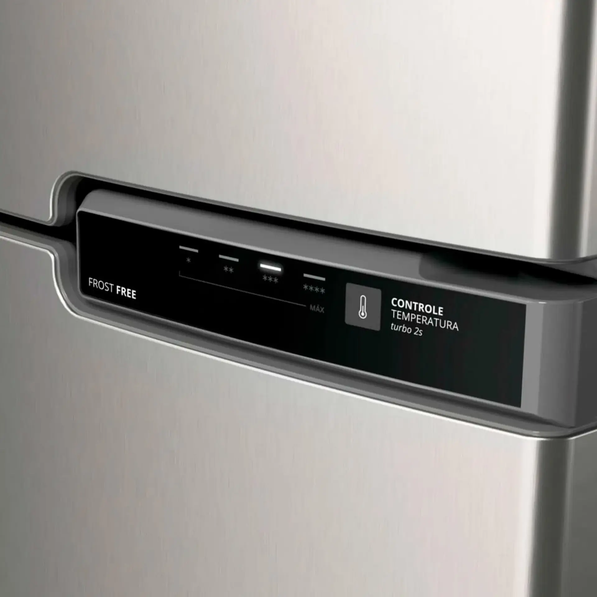 Geladeira Brastemp 375L Frost Free Duplex Cold Room BRM44HK - Inox - 110 Volts