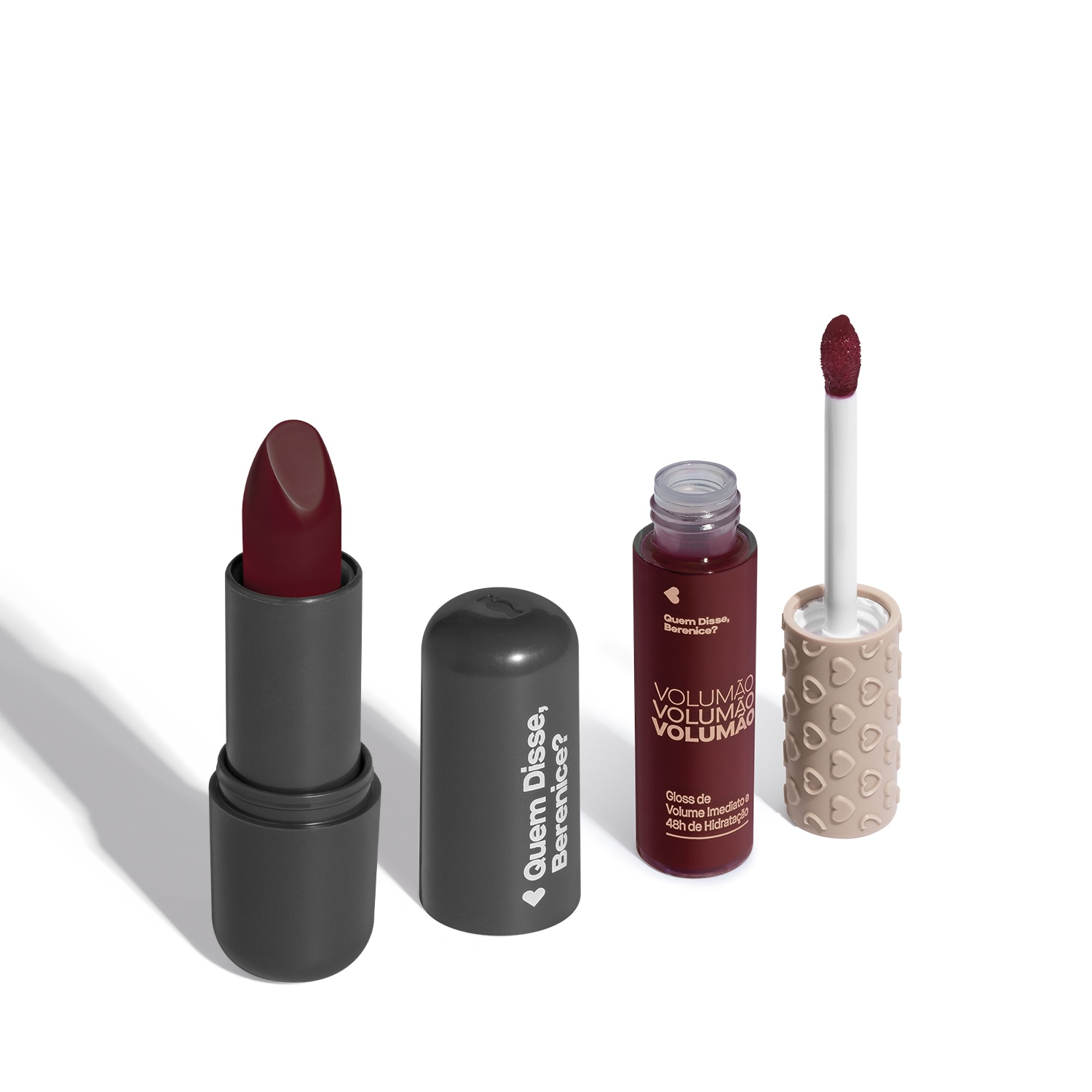 Kit Quem Disse, Berenice? Volumão Vinho Cereja (3 Produtos)