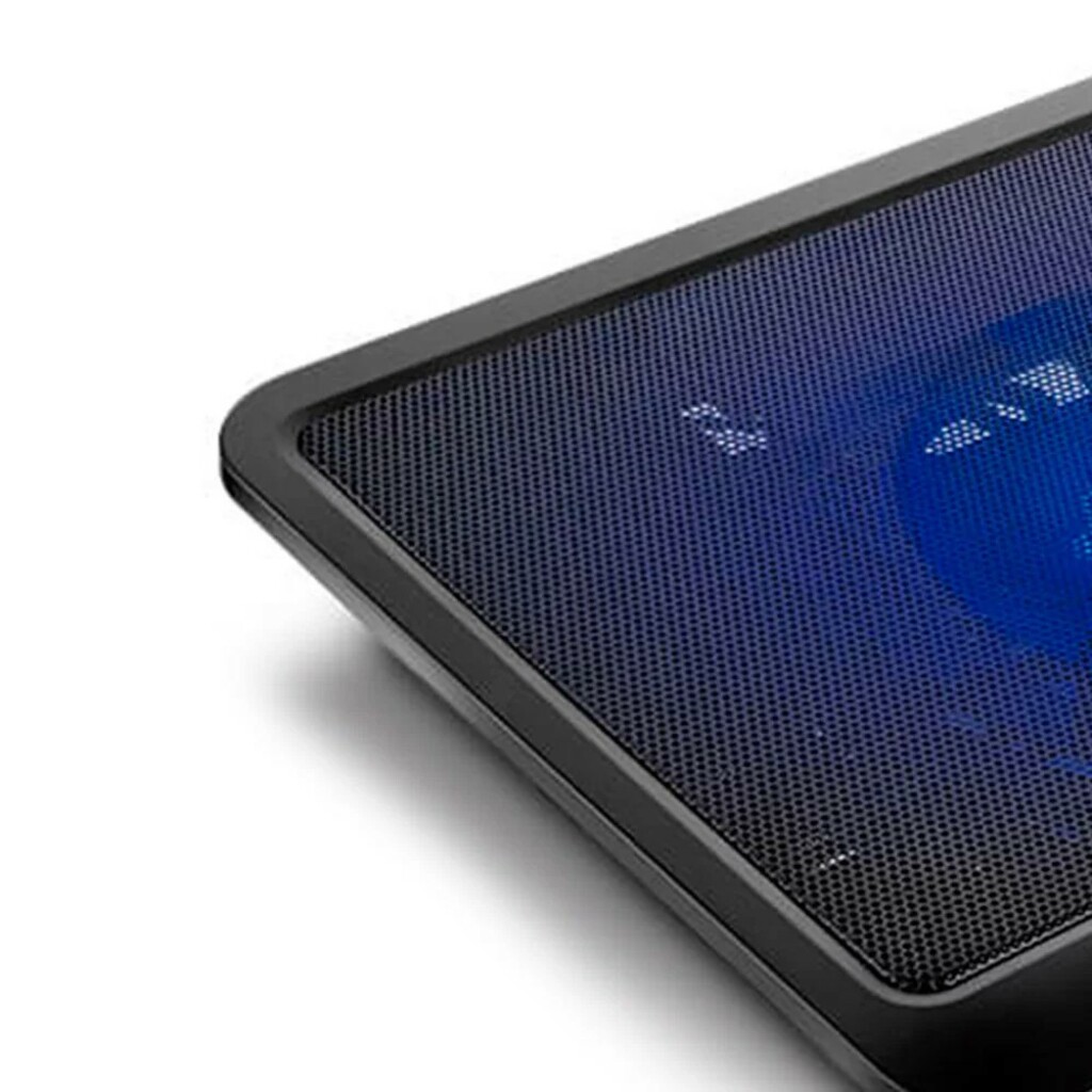 Base para Notebook até 17 Polegadas Preto Ergonômico com Led Azul 1 Cooler e Porta USB Multilaser - AC263