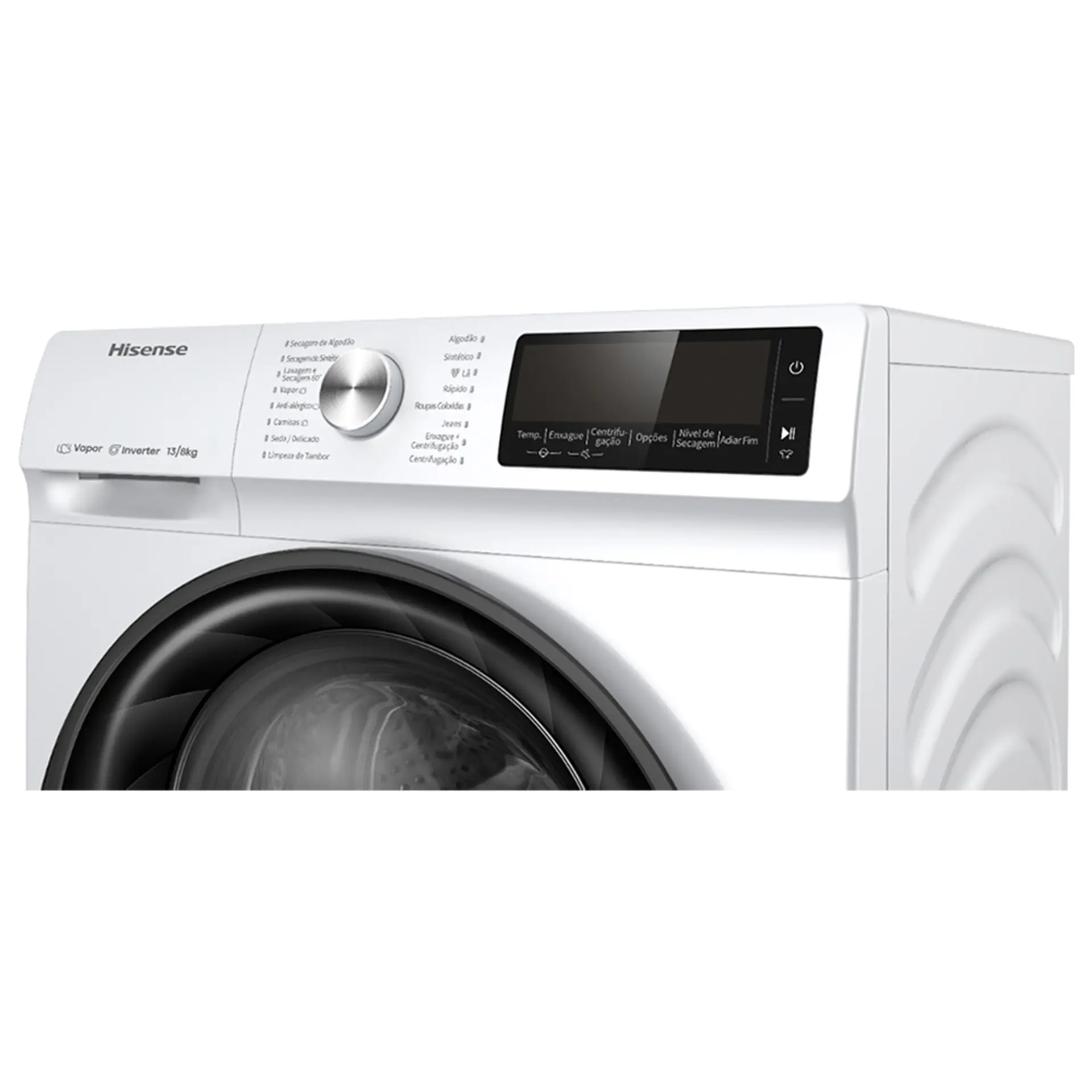 Lava e Seca Hisense WD5Q13 13kg Inverter WD5Q1342BW - Branco - 220 Volts