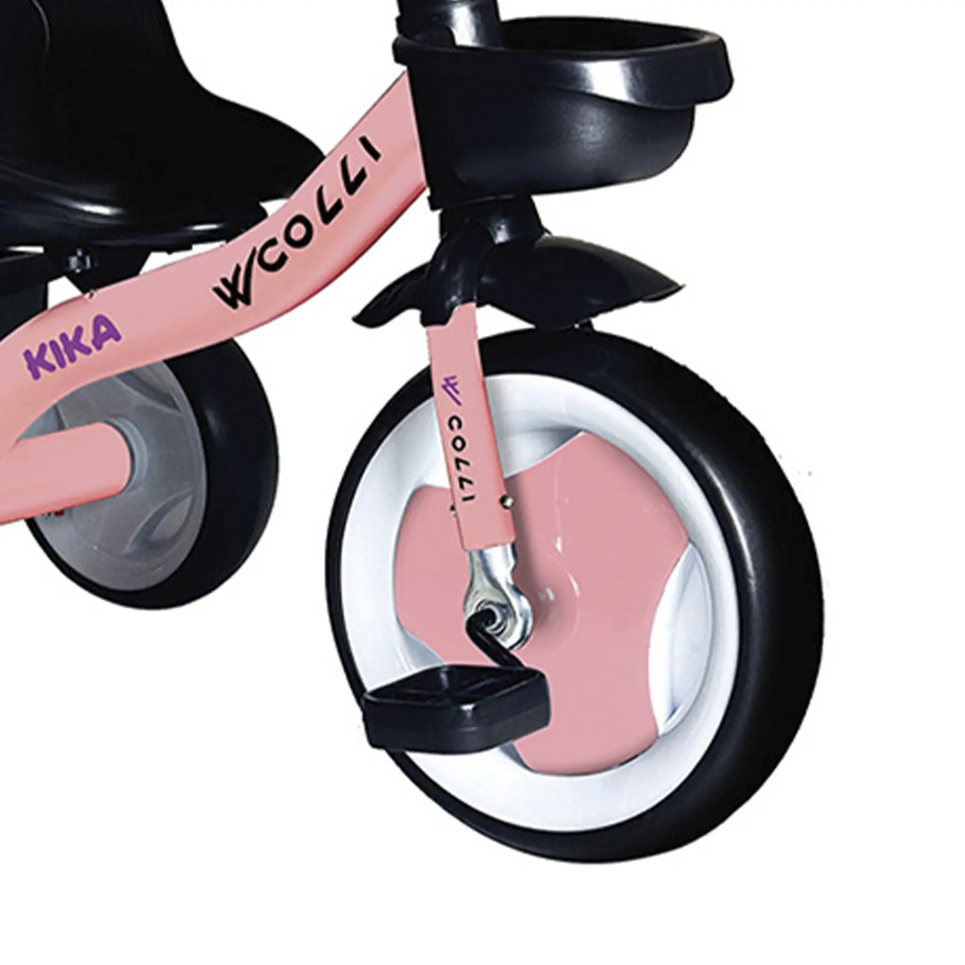 Triciclo Infantil Aro 12 Colli Kika - Rosa