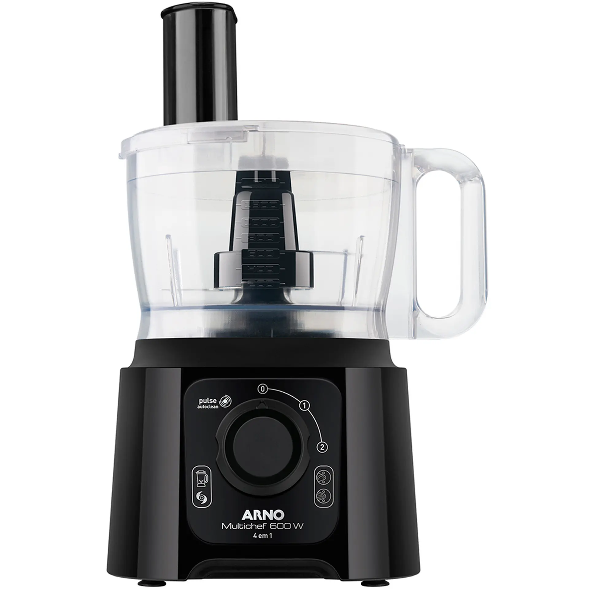 Multiprocessador Arno Multichef 3,1 L 2 Velocidades Secure Look 600W - Preto - 220 Volts