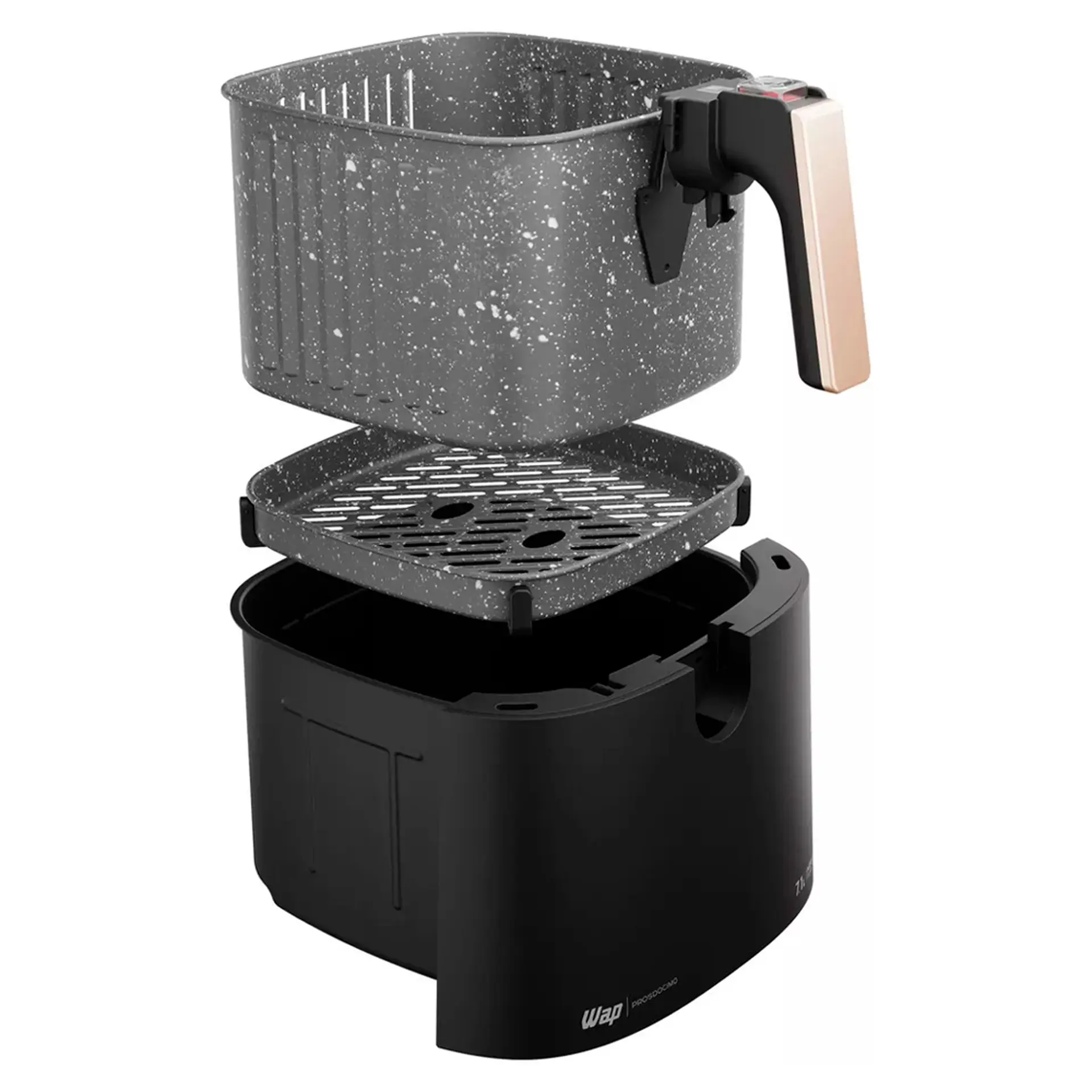 Fritadeira Elétrica Air Fryer Wap Mega Family 7,1L 1700W - Preto - 220 Volts