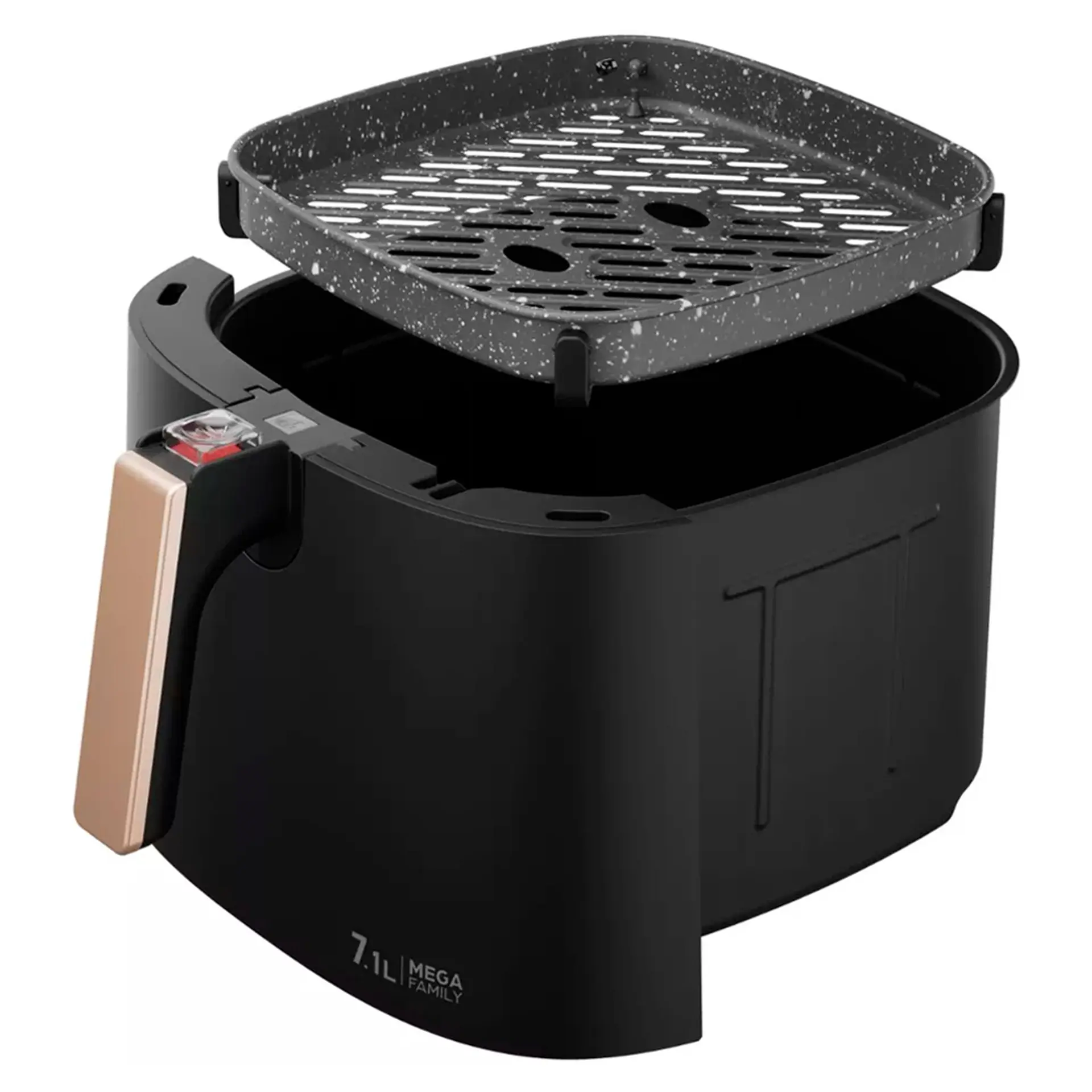 Fritadeira Elétrica Air Fryer Wap Mega Family 7,1L 1700W - Preto - 220 Volts