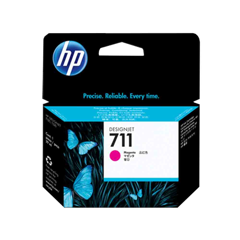 Cartucho de Tinta HP 711 Magenta Original CZ131AB 29ml para T520 T120 T130