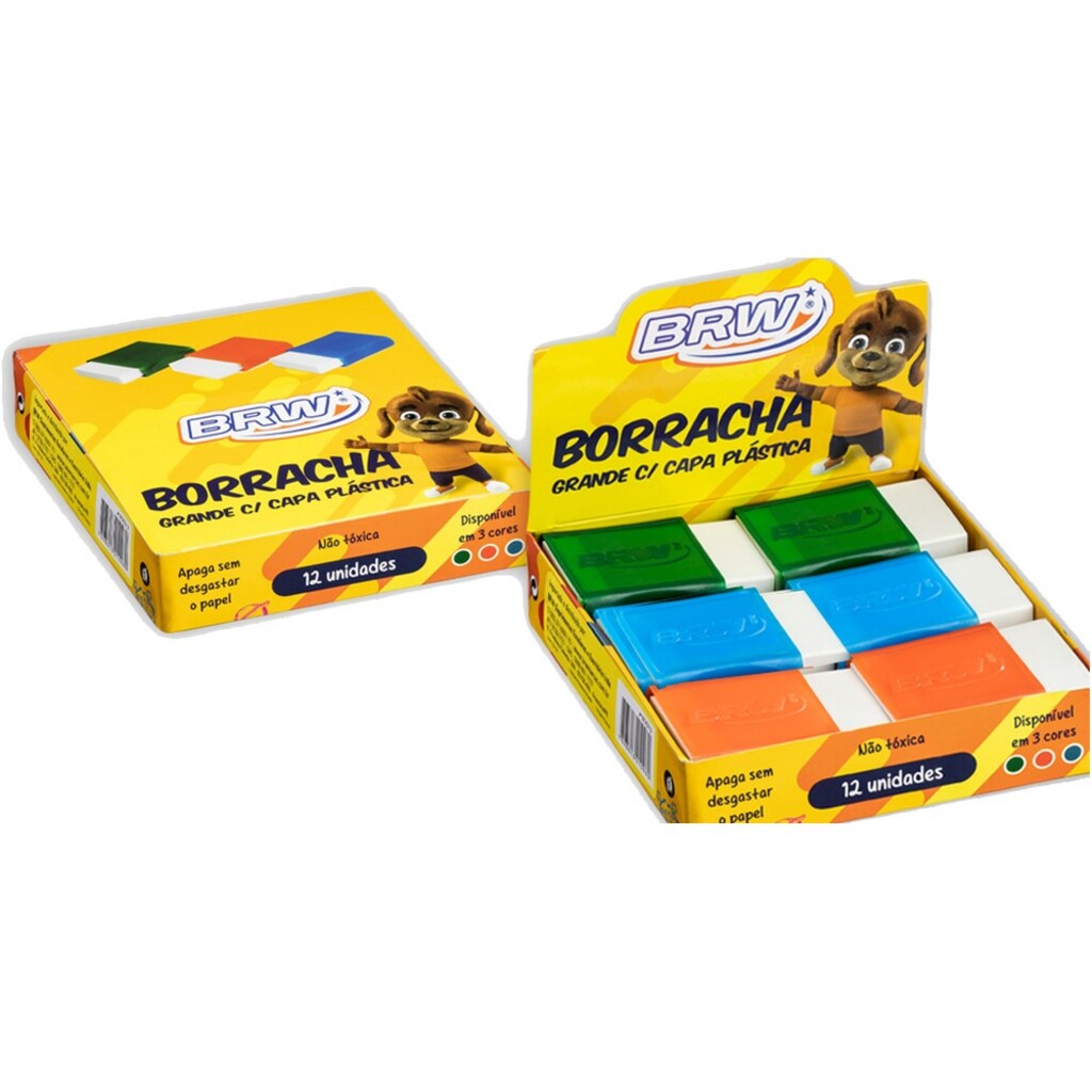 Borracha Branca com Capa Grande Caixa com 12 Unidades - BRW - BO0212