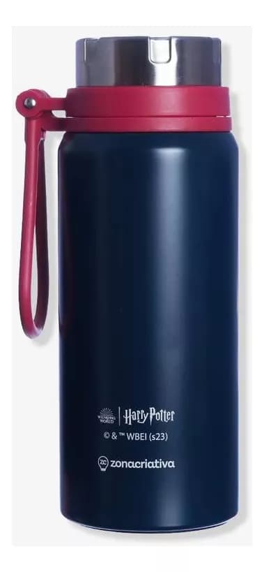Garrafa Inox Zonacriativa Elite Harry Potter Hogwarts 650ml