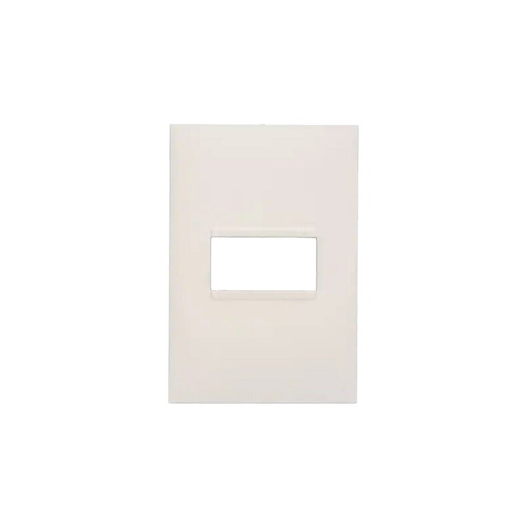 Espelho 4x2 para 1 Módulo Horizontal Pial Plus+ I Legrand Branco - 618501BC - sem Suporte