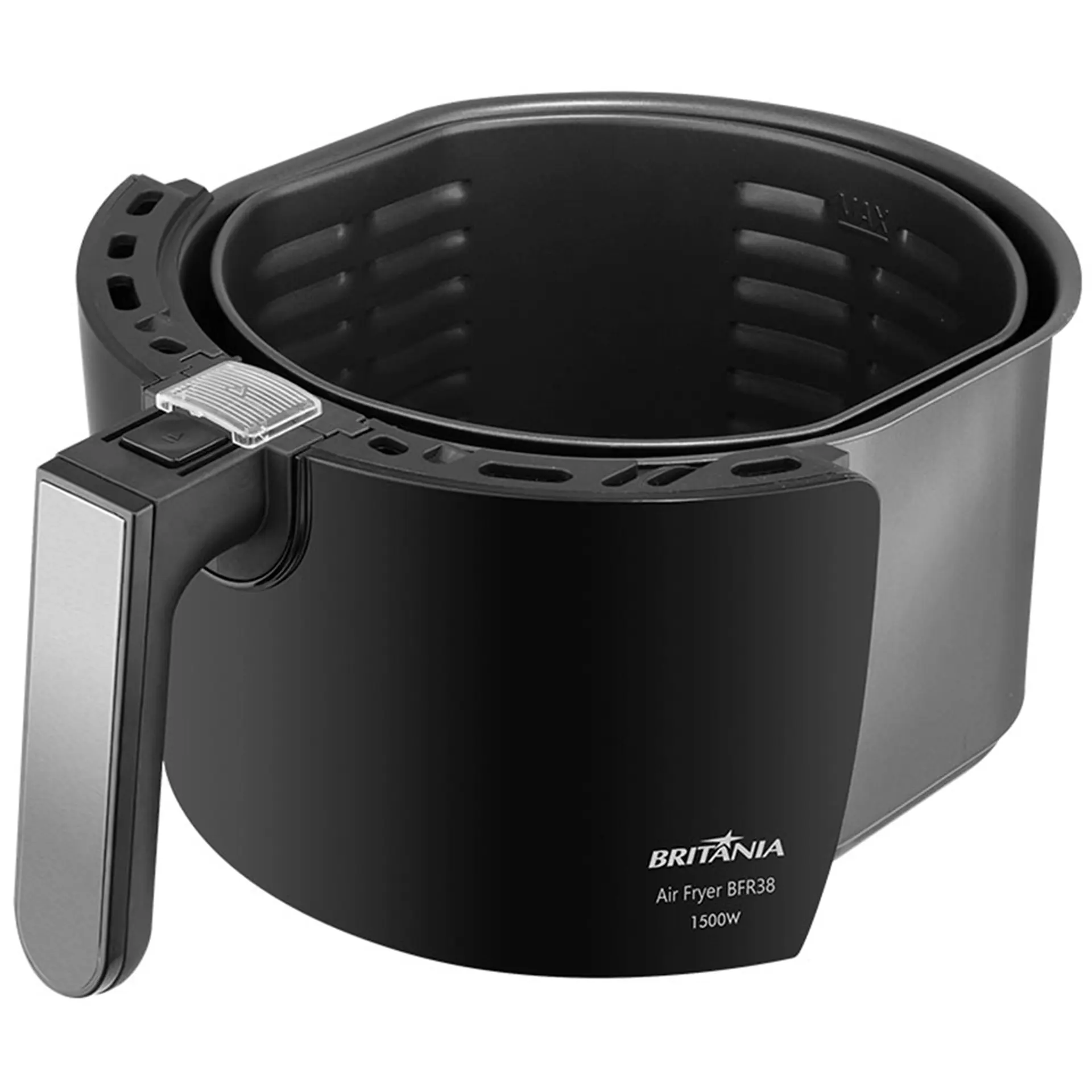 Fritadeira Elétrica Air Fryer Britânia BFR38 4,2L com Timer 1500W - Preto/Cinza - 220 Volts
