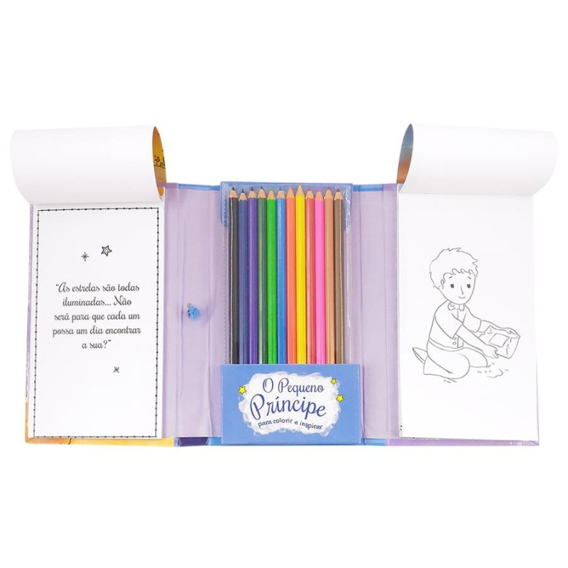 Livro Todolivro Superkit de Colorir Pequeno Príncipe