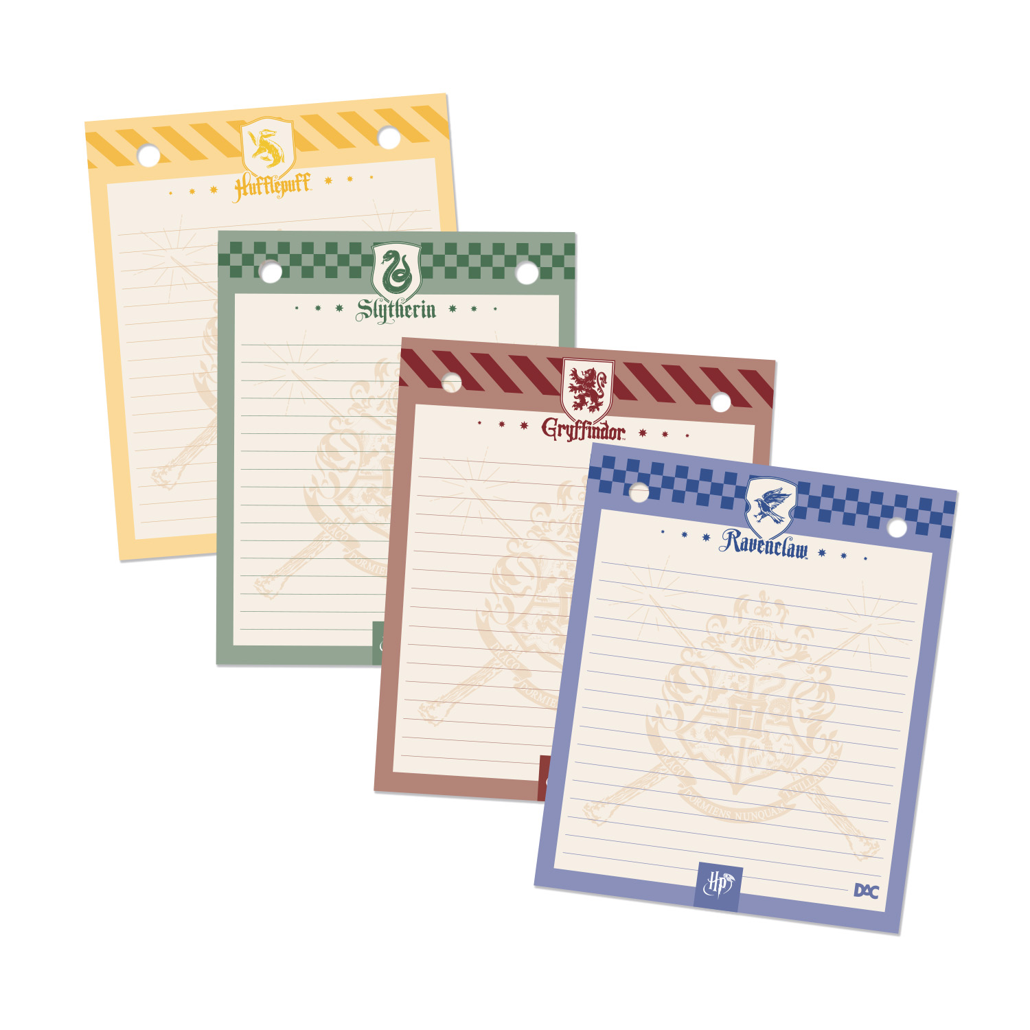 Refil para Fichário DAC Mini Ficheiro Harry Potter com 80 Folhas