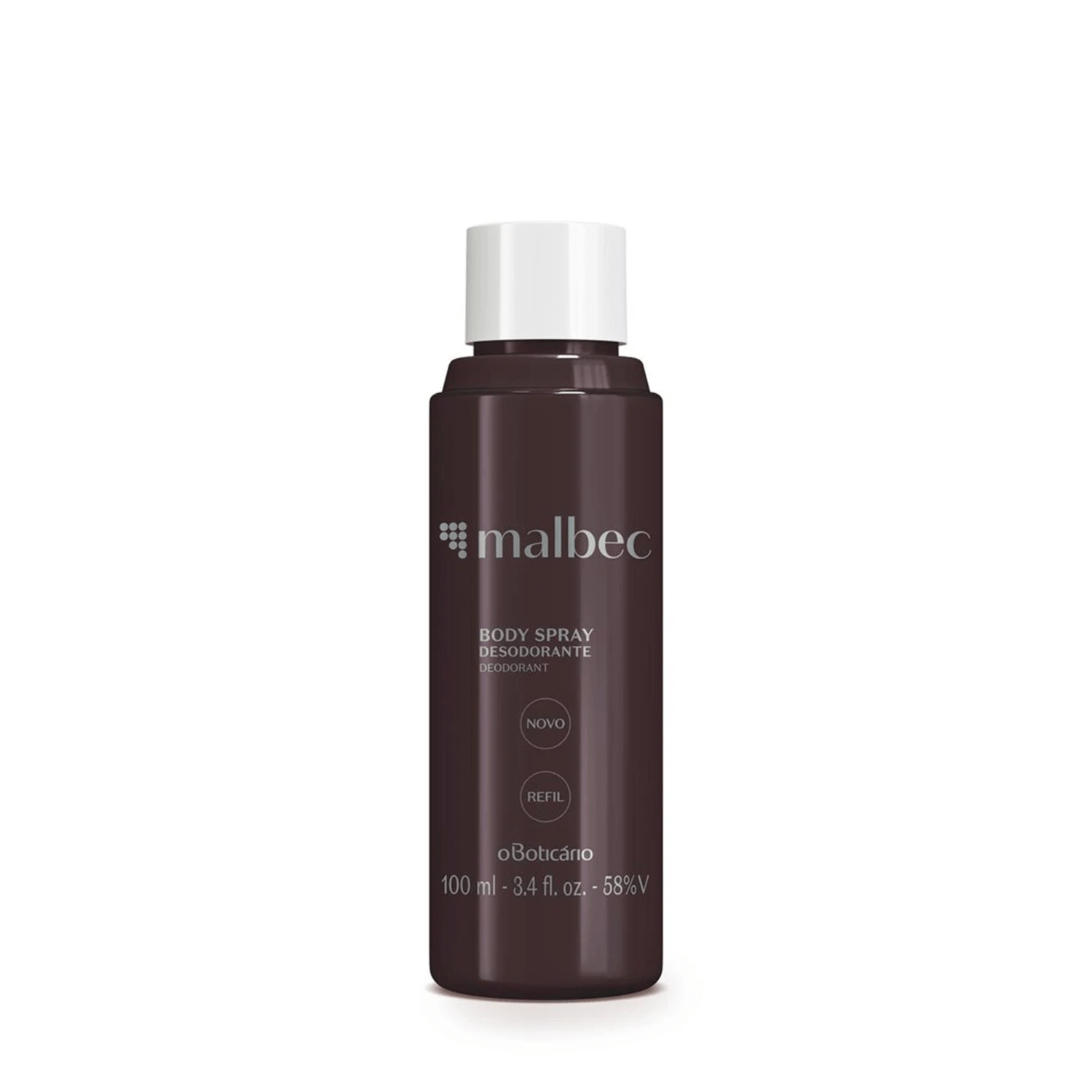 Refil Desodorante Body Spray Malbec 100ml