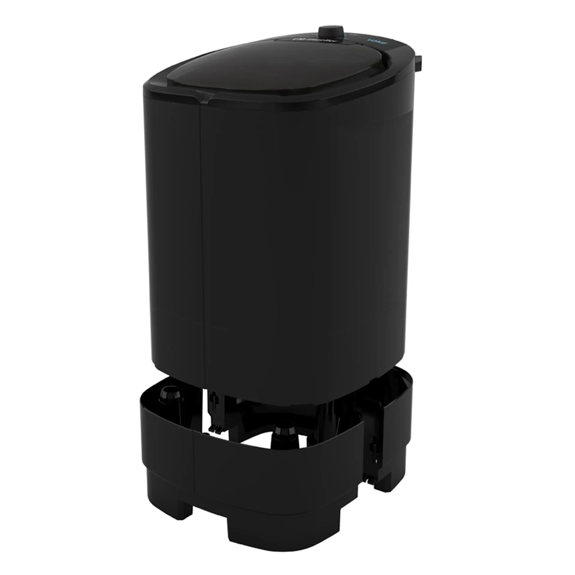 Tanquinho Mueller Family Lite 10kg Semiautomático Dispenser Duplo e Timer - Preto - 110 Volts