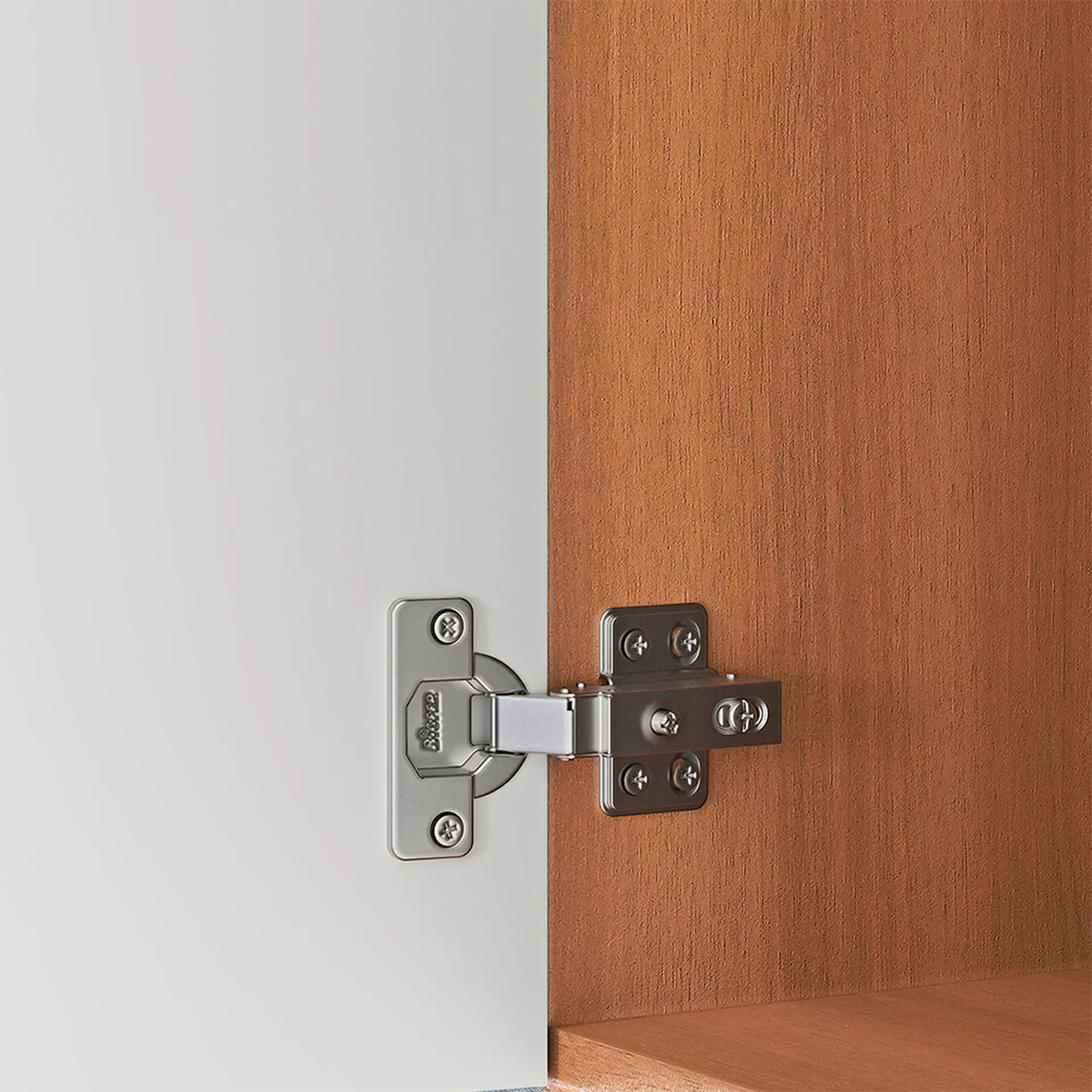 Balcão sem Tampo 2 Portas 3 Gavetas 120cm Macadâmia Telasul - Freijo/Branco