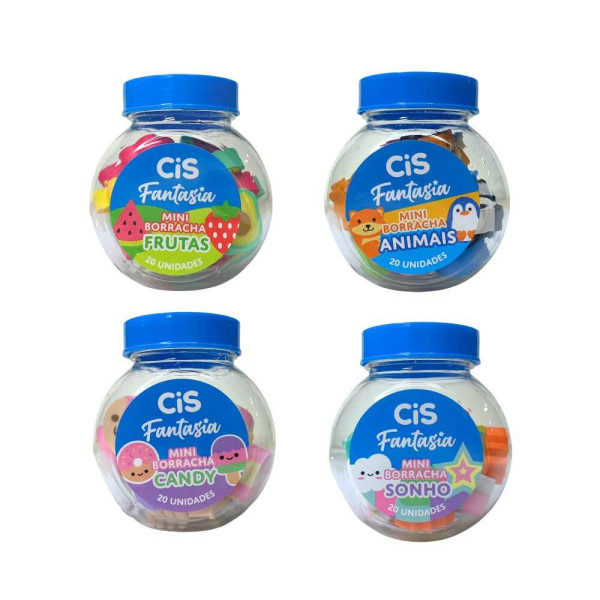 Borracha CIS Mini Fantasia Unidade Sortido