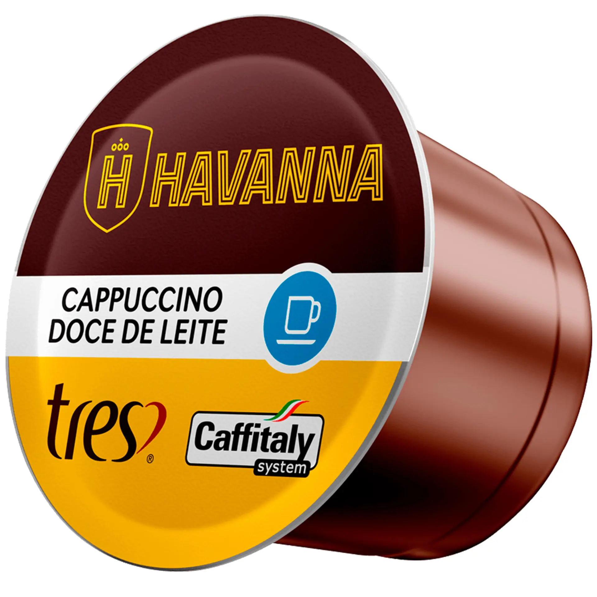 Cápsula de Café Três Corações Cappuccino Doce de Leite Havanna 10 Unidades