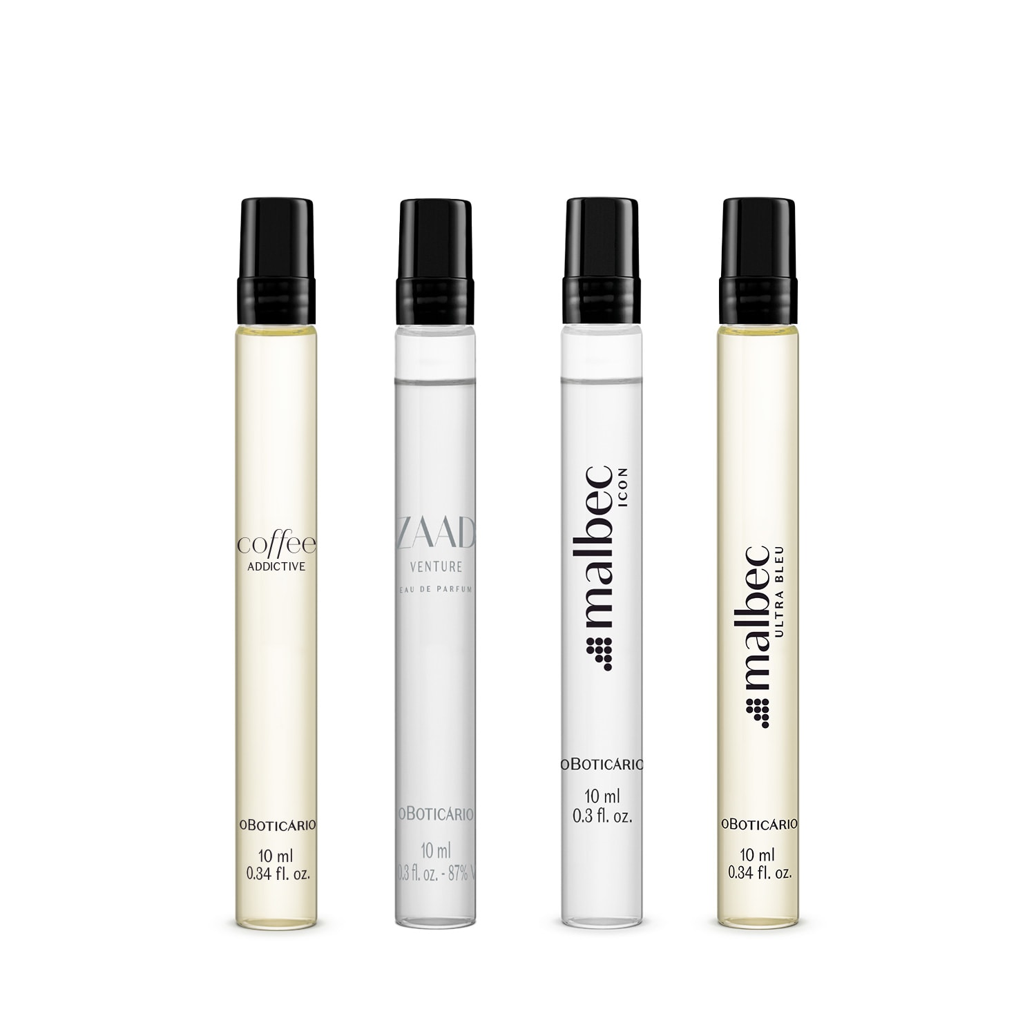 Combo Coleção Mini Perfumaria Masculina (4 itens)