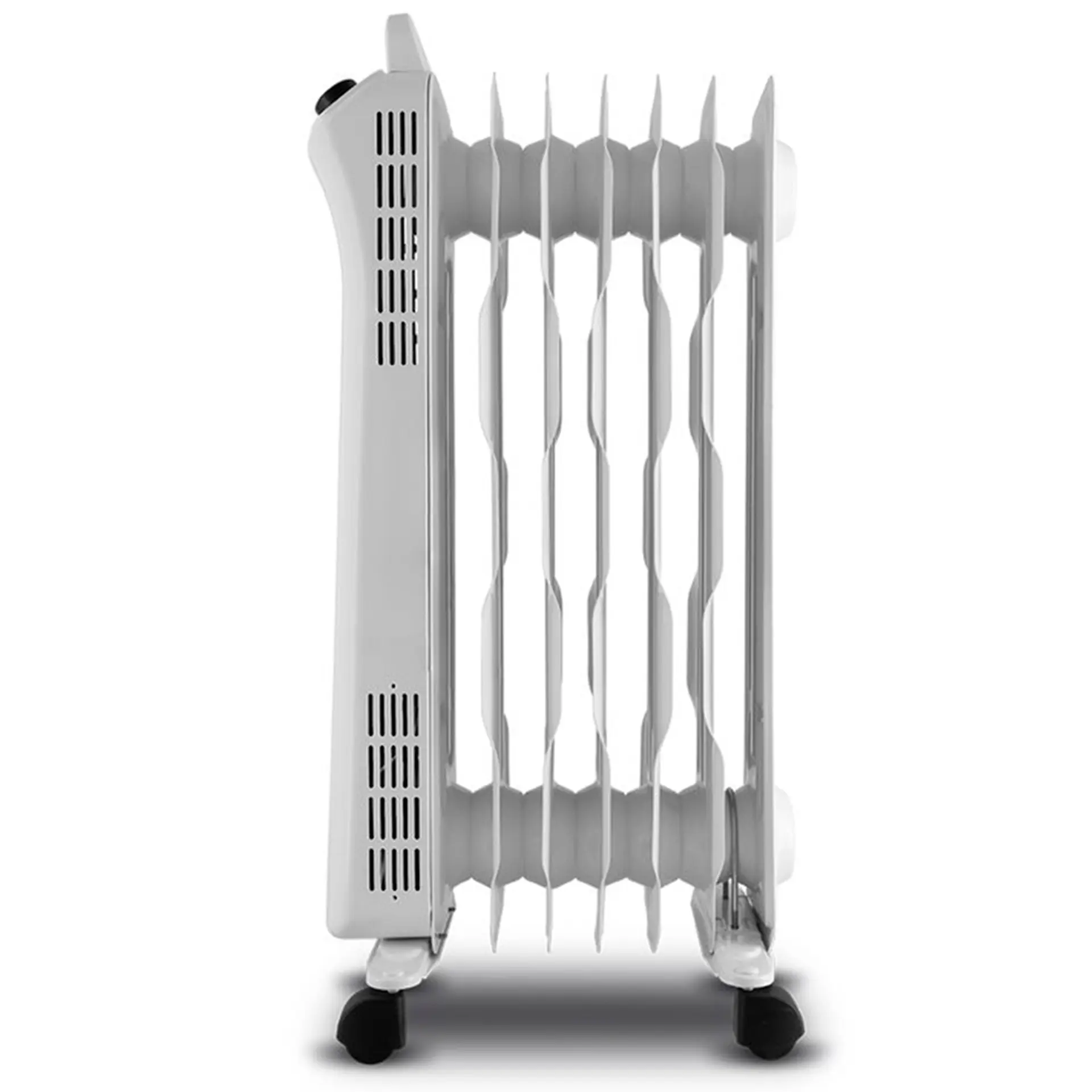 Aquecedor de Ar Portátil Britânia BAQ1510B A Óleo 1500W com Rodízios - Branco - 110 Volts