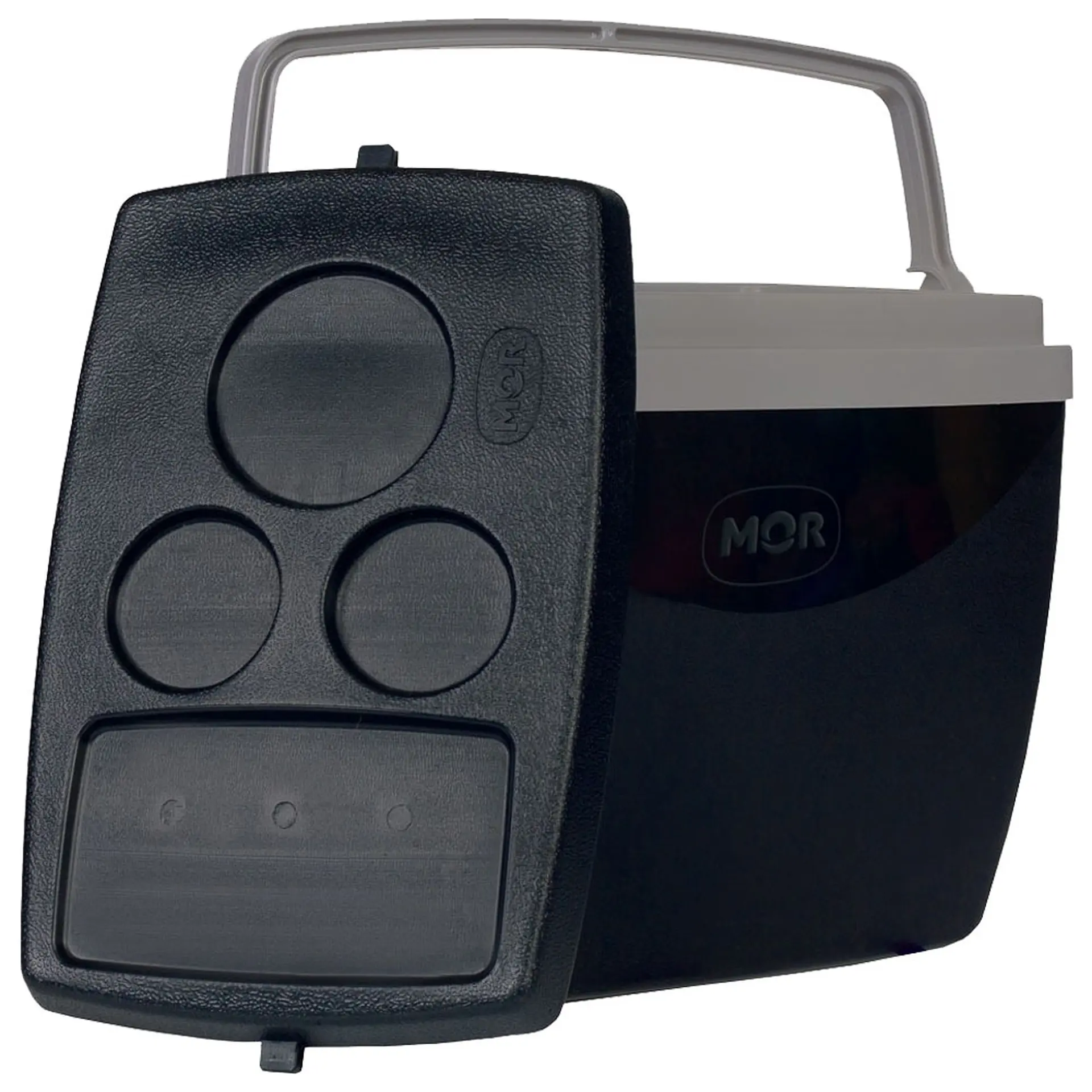 Kit Caixa Térmica 18L com Alça e Cadeira de Praia Infantil Mor - Preto