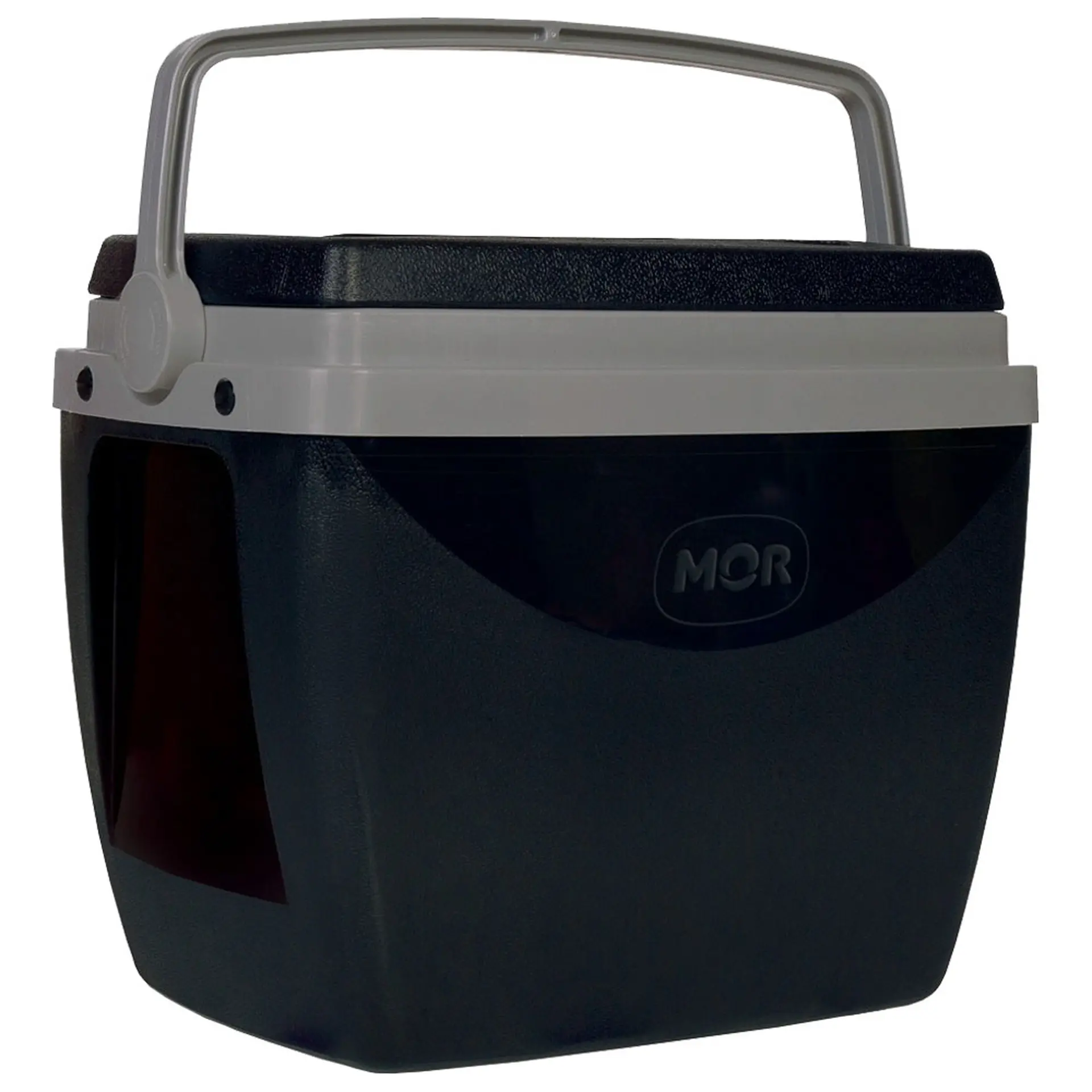 Kit Caixa Térmica 18L com Alça e Cadeira de Praia Infantil Mor - Preto