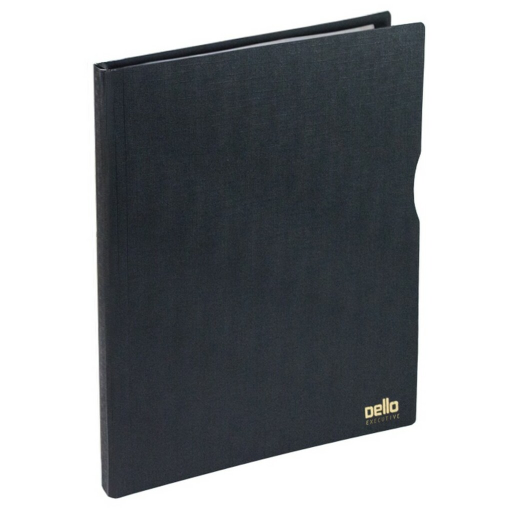Pasta Catálogo A4 50 Folhas Dello Preto Executive Unitário - 6058.P.0010