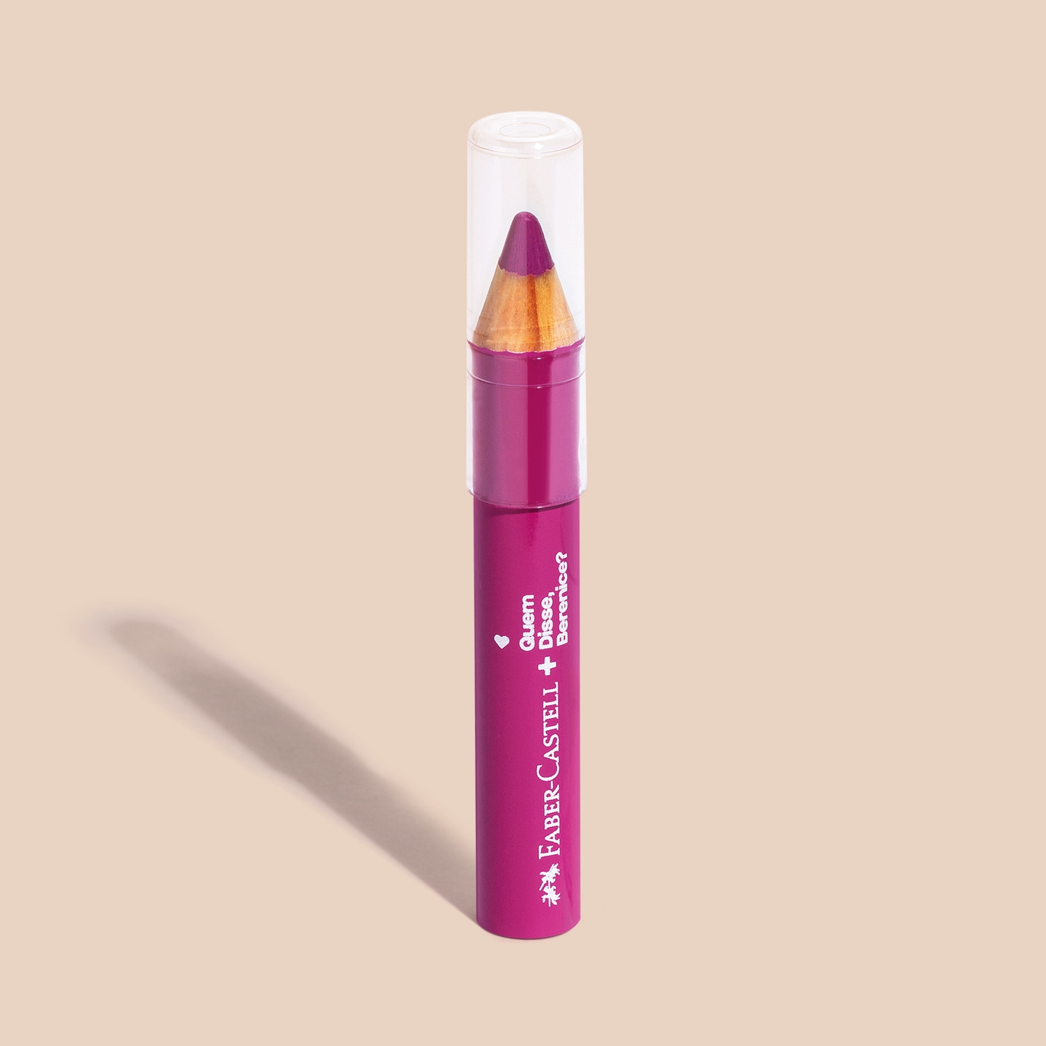 Lápis Jumbo 3 Em 1 Rosa Quem Disse, Berenice? 1,2g
