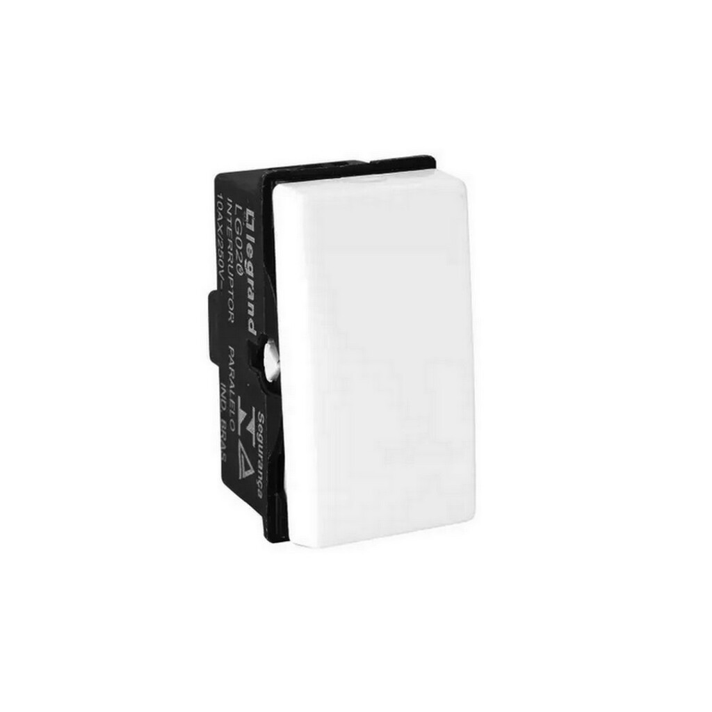 Interruptor 1 Intermediário Módulo 10A Pial PoP I Legrand  Branco - LG020IN