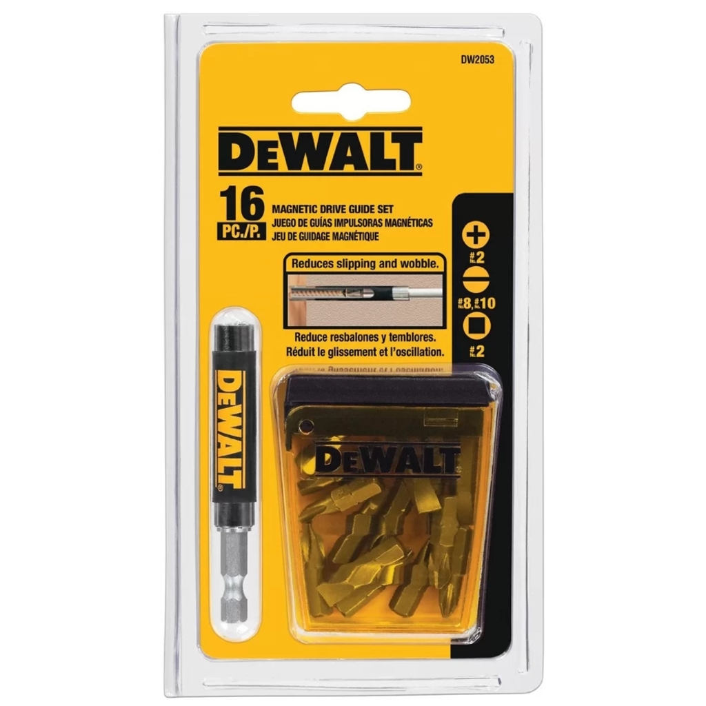 Jogo de Bits 16 Peças com Guia Dewalt - DW2053