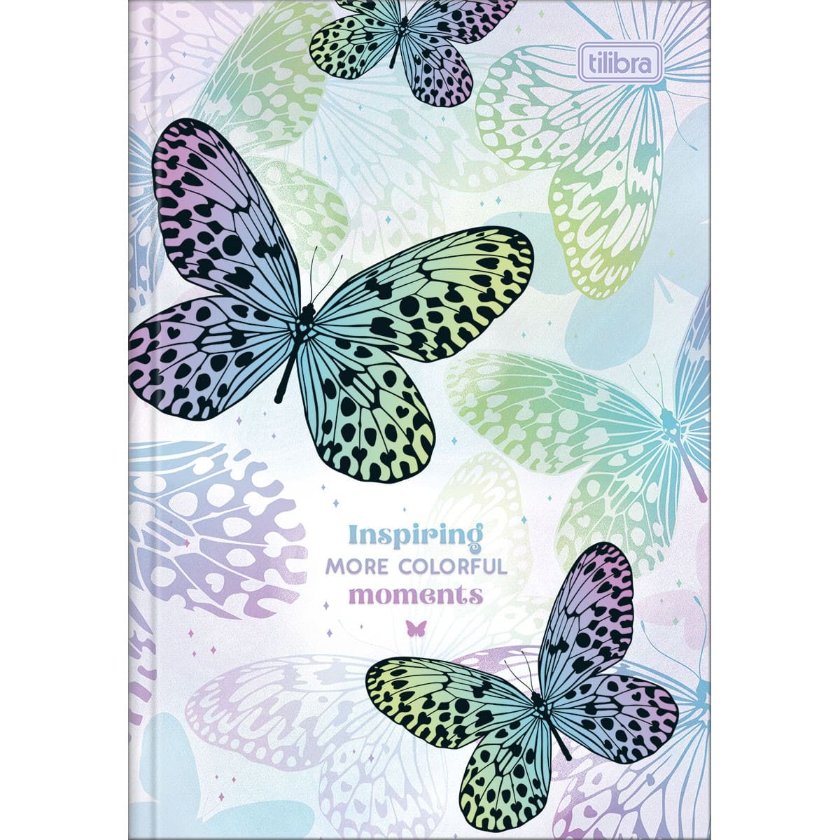 Caderno Tilibra Brochura Daisy Capa Dura Costurado 80 Folhas Pequeno 1/4 Sortido