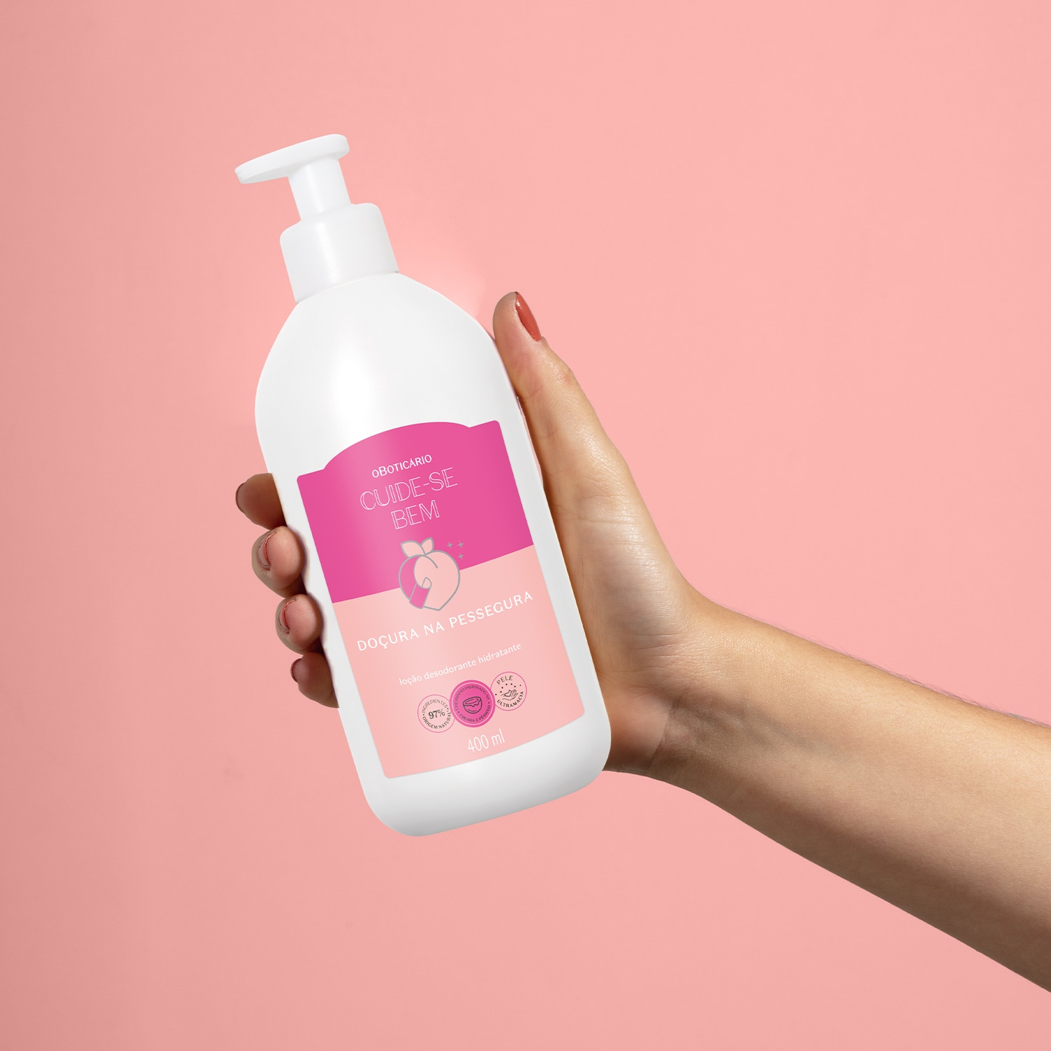 Loção Desodorante Hidratante Cuide-se Bem Doçura na Pessegura 400ml