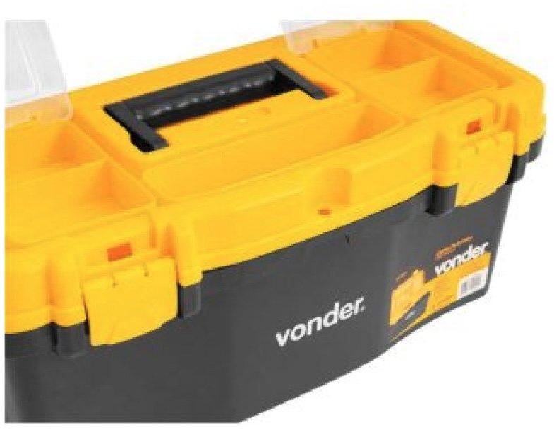 Caixa Para Ferramentas Plástica 40,5 cm x 20,0 cm x 18,0 cm CPV 0405 VONDER 6105405000
