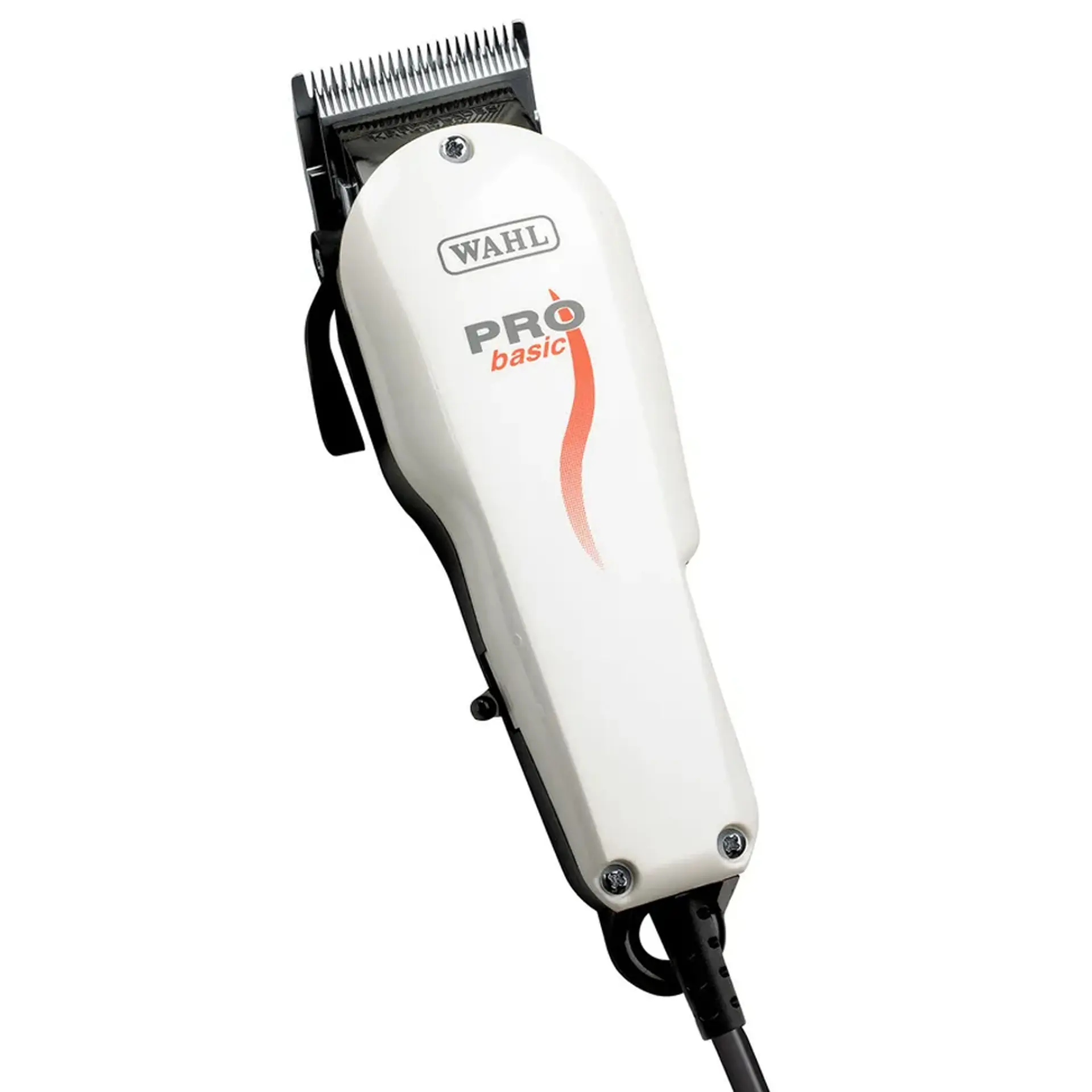 Máquina de Cortar Cabelo Whal Pro Basic 8 Pentes - Branco - 110 Volts