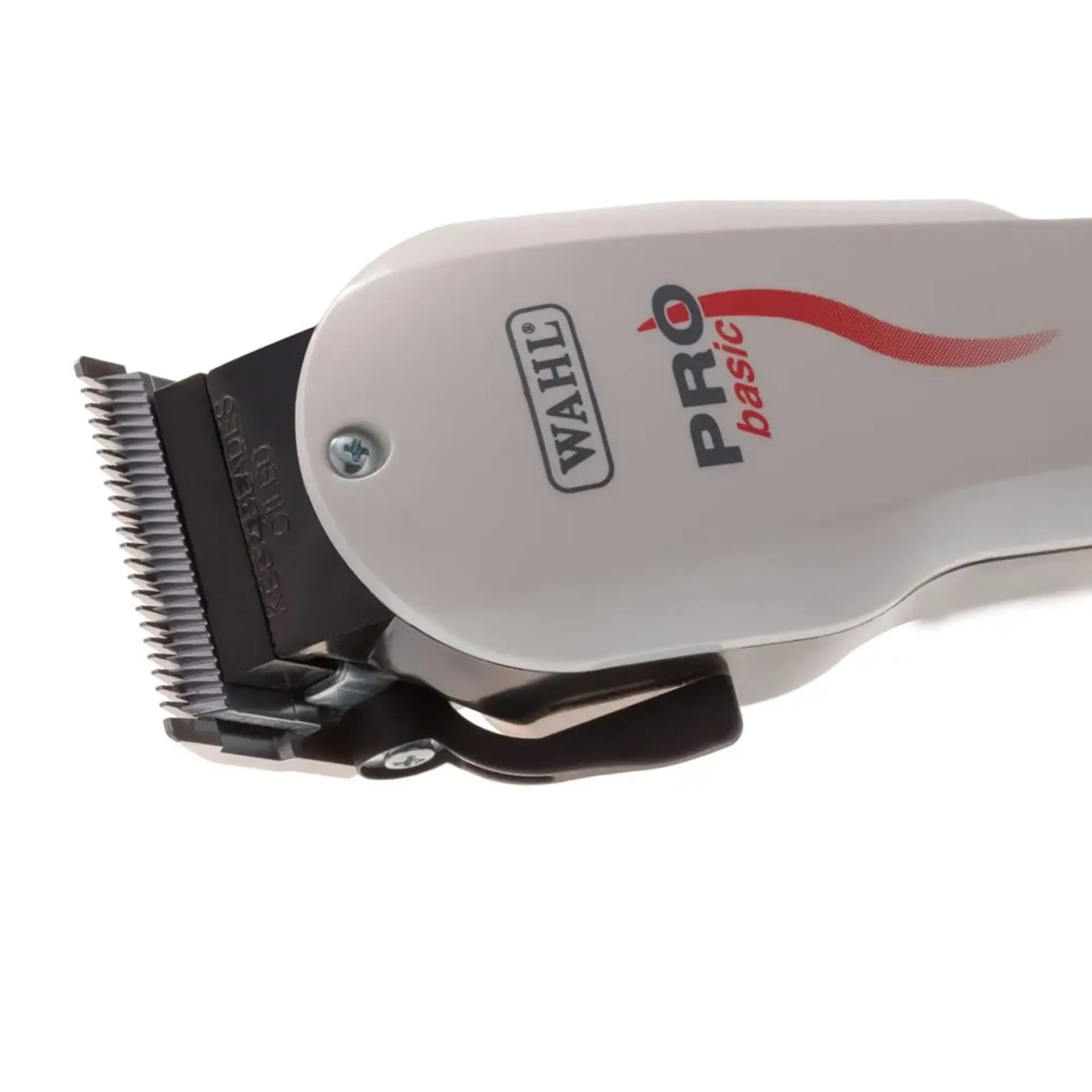 Máquina de Cortar Cabelo Whal Pro Basic 8 Pentes - Branco - 110 Volts