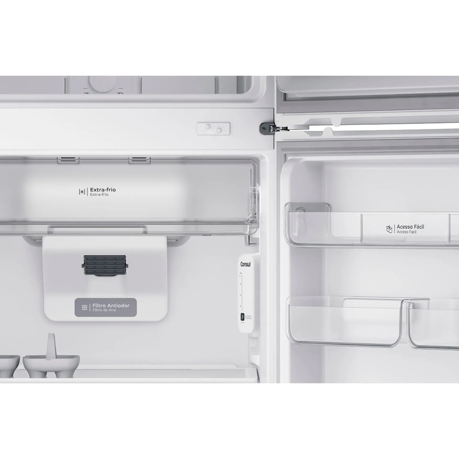 Geladeira Consul 410L Frost Free Duplex CRM50LB - Branco - 110 Volts