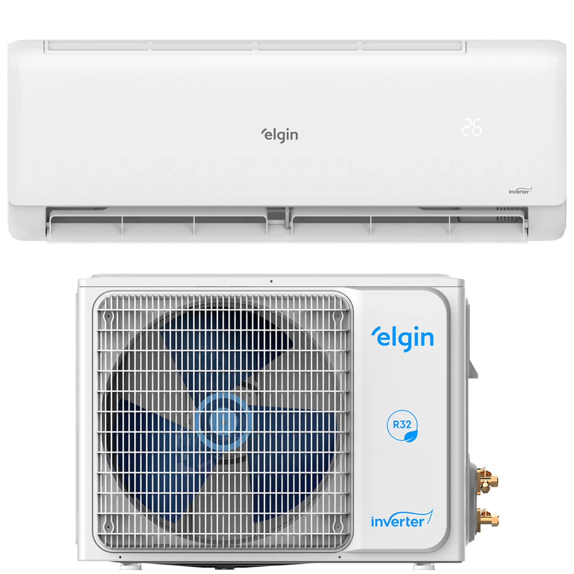 Ar Condicionado Split ECO Inverter II Connect 12.000 BTUs Elgin Frio - 220 Volts
