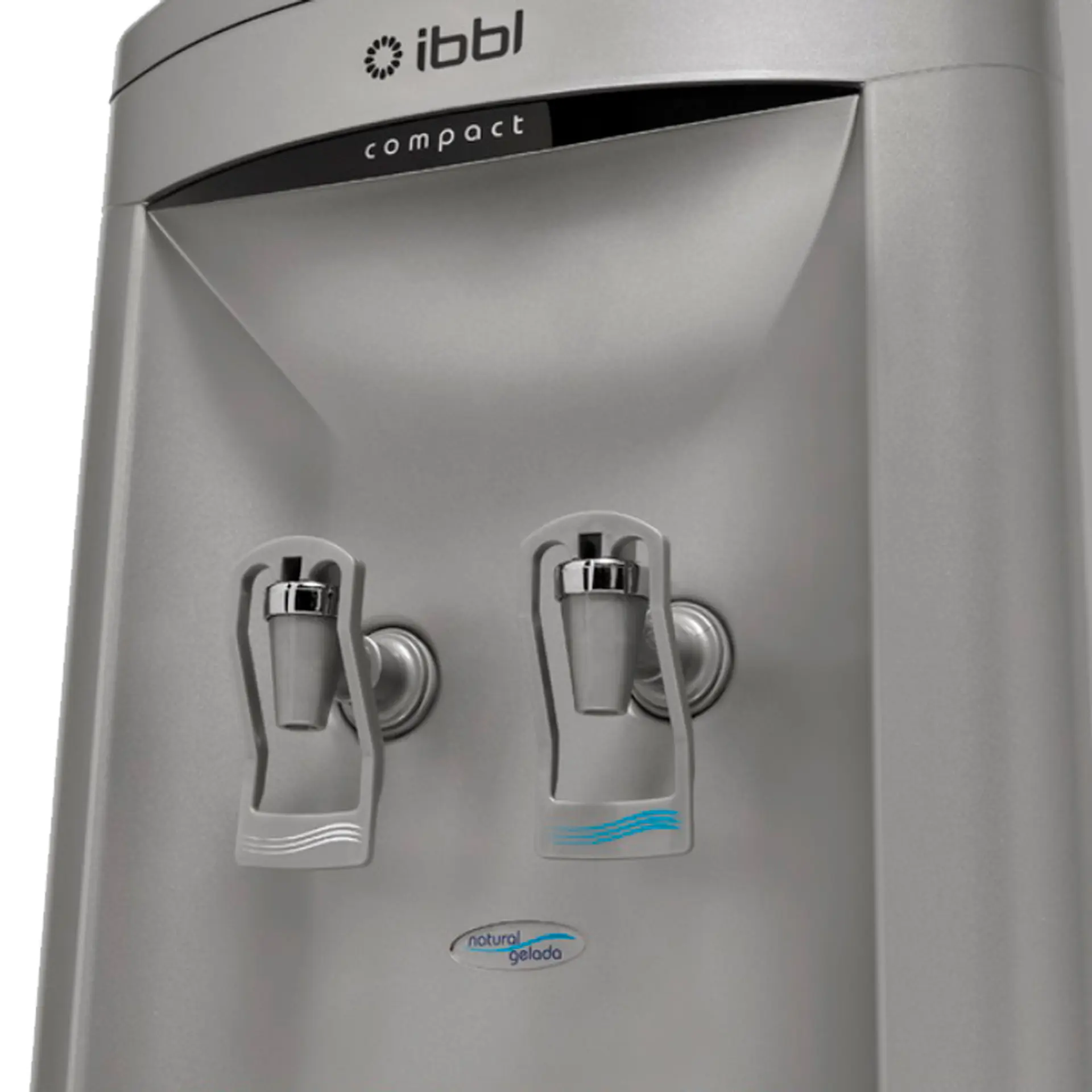 Bebedouro de Água para Galão de 10 e 20L IBBL Compact - Prata - 220 Volts
