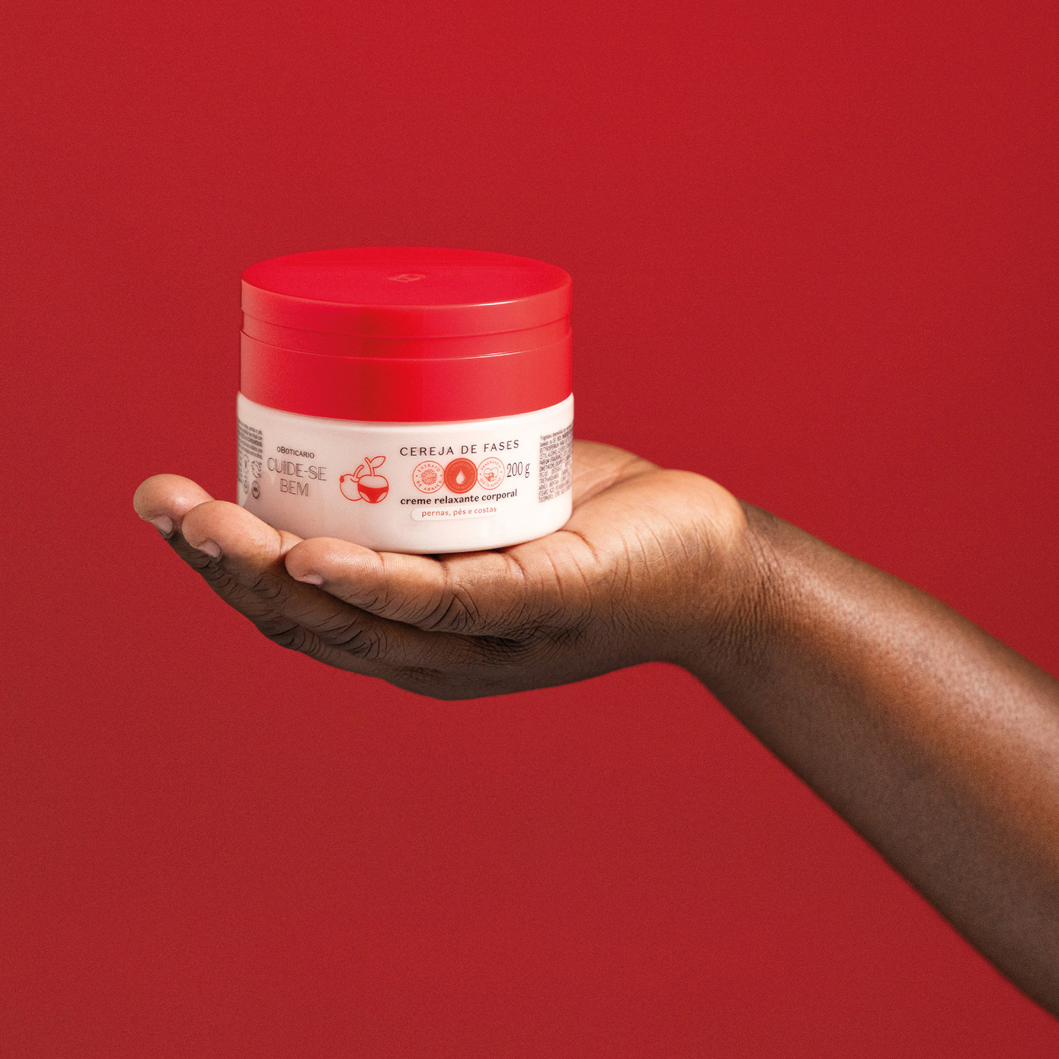 Creme Relaxante Corporal Cuide-se Bem Cereja De Fases 200g