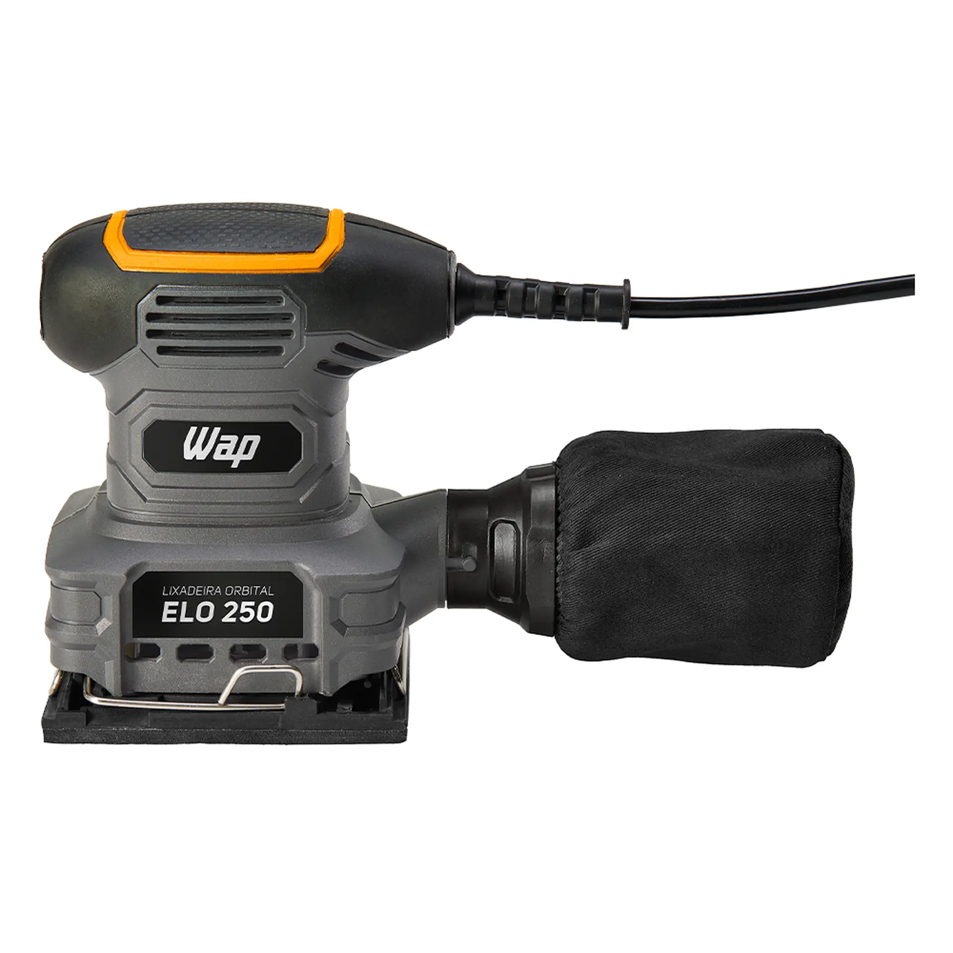 Lixadeira Orbital Wap Ergonômica 1/4" 250W 14000 OPM ELO 250 - Cinza - 110 Volts