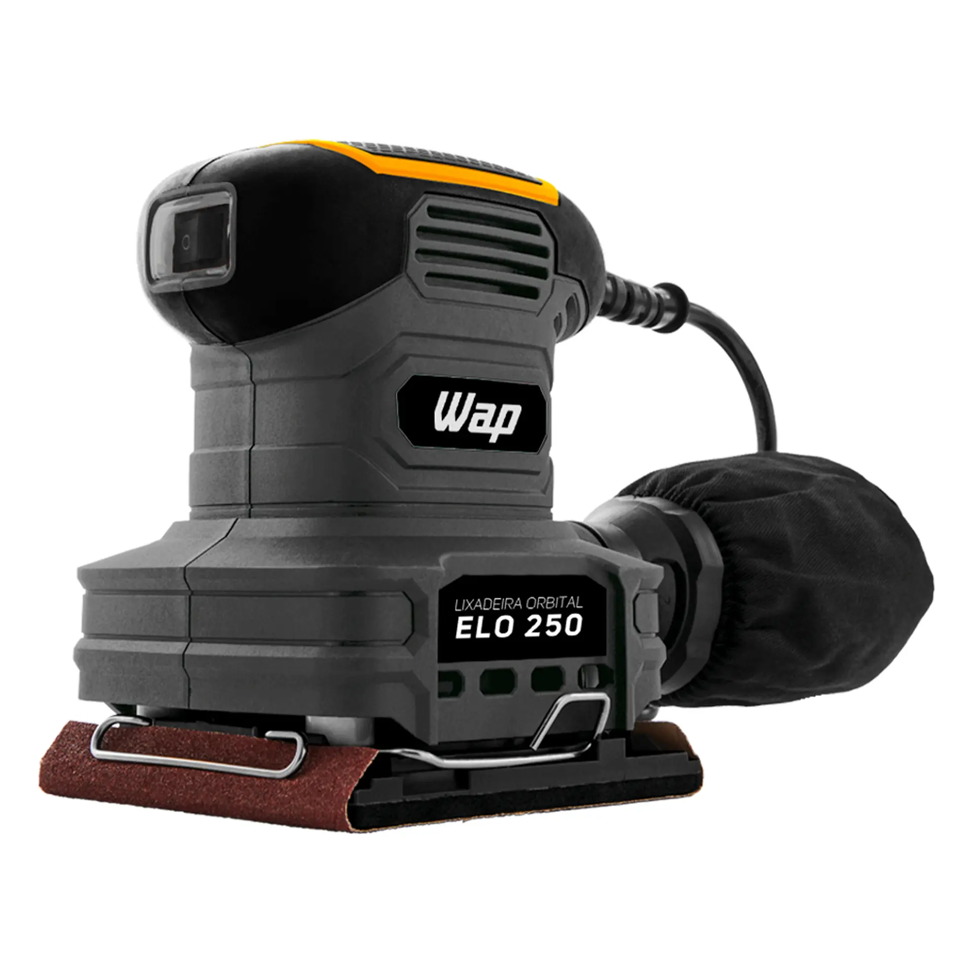 Lixadeira Orbital Wap Ergonômica 1/4" 250W 14000 OPM ELO 250 - Cinza - 110 Volts