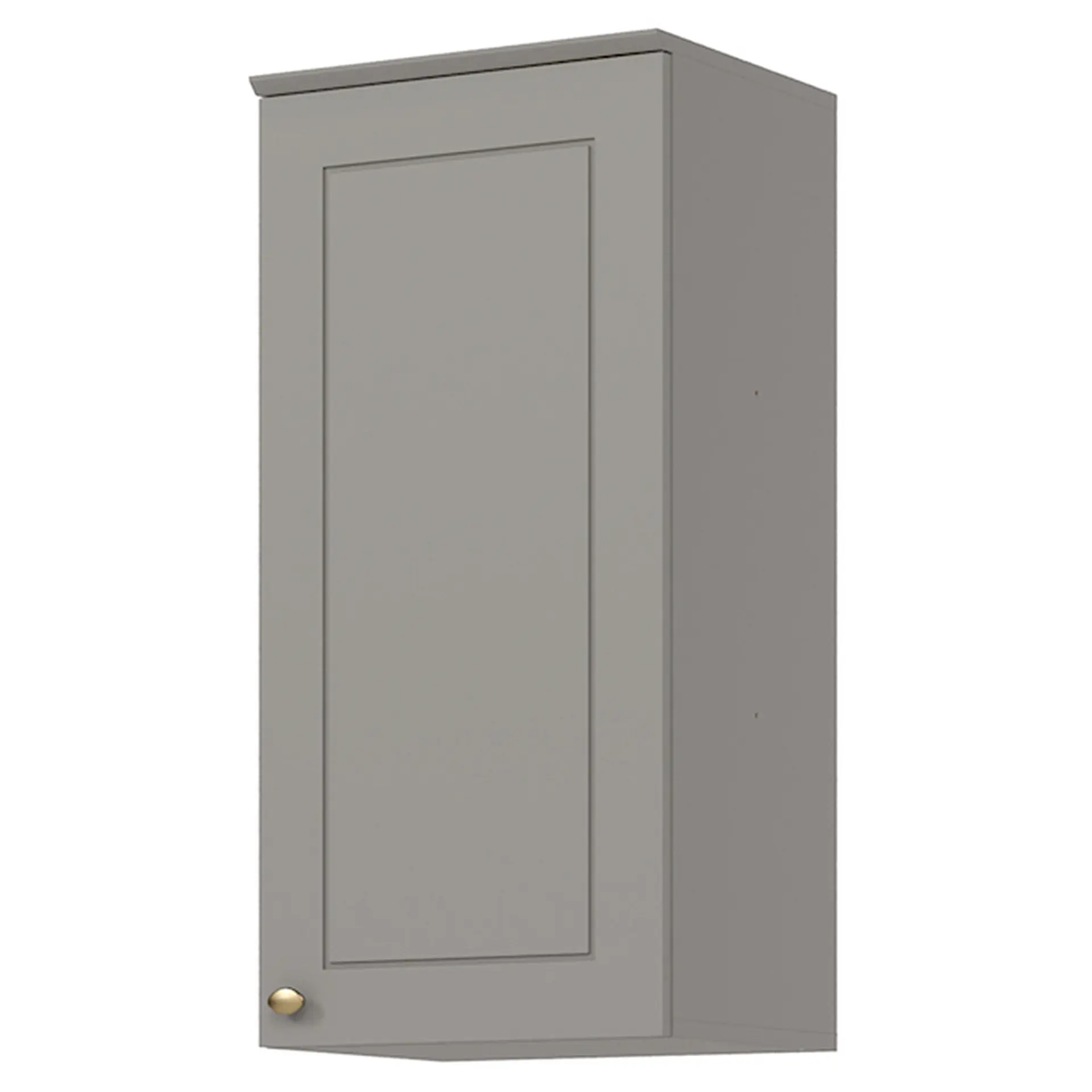 Armário Aéreo 1 Porta 40cm Americana Henn - Cinza