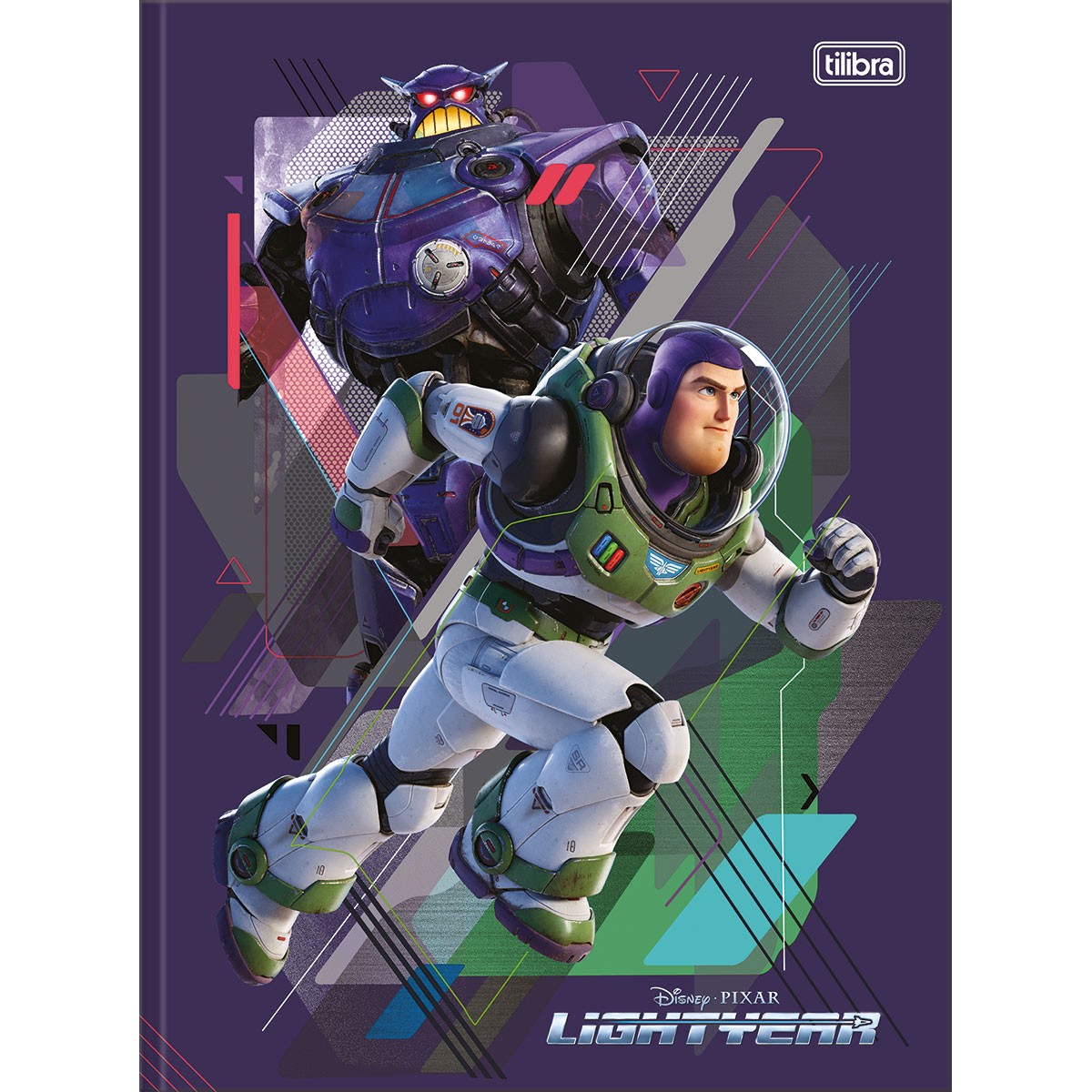 Caderno Brochura Tilibra Lightyear Capa Dura 80 Folhas Sortido