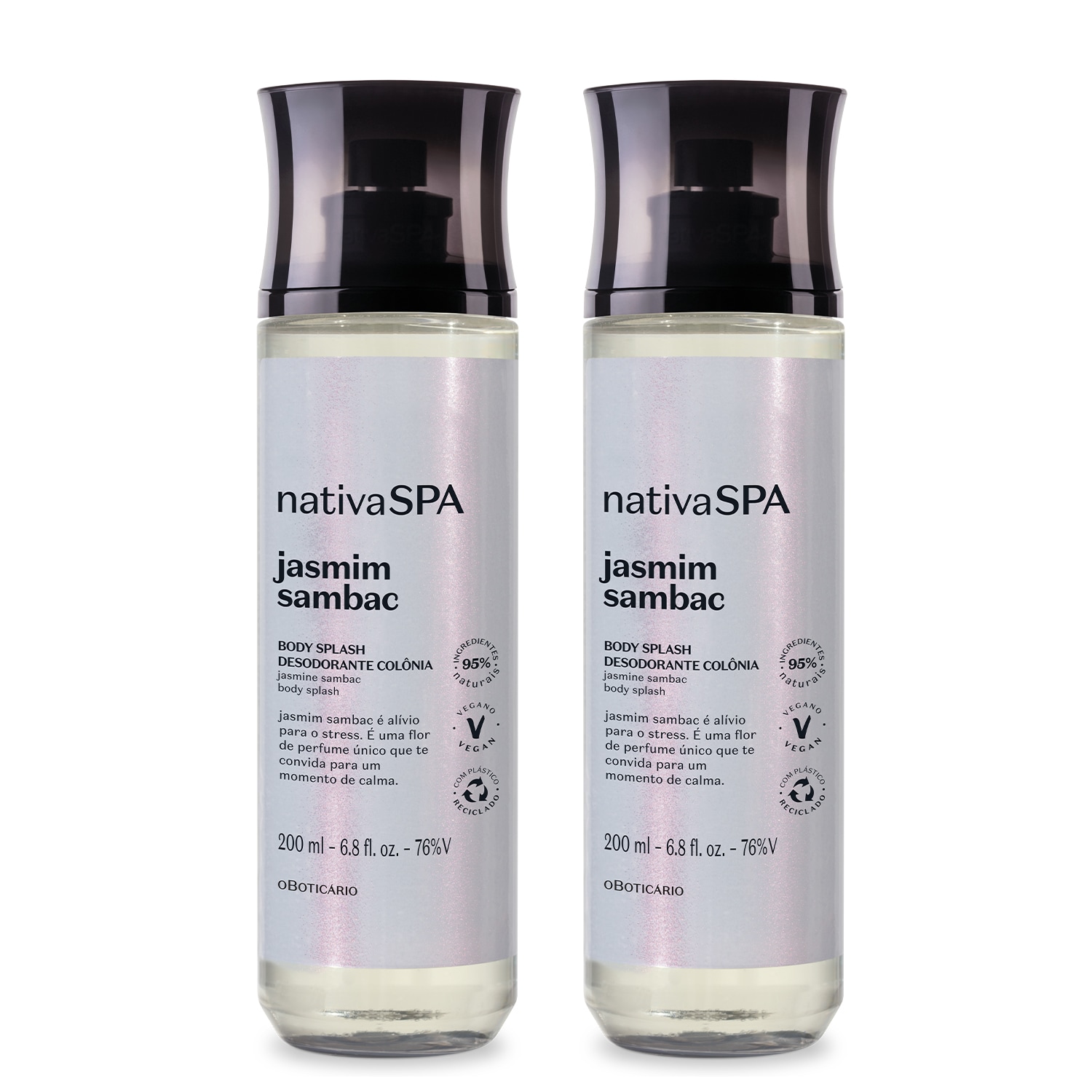 Combo Body Splash Nativa SPA Jasmim Sambac 200ml (2 itens)