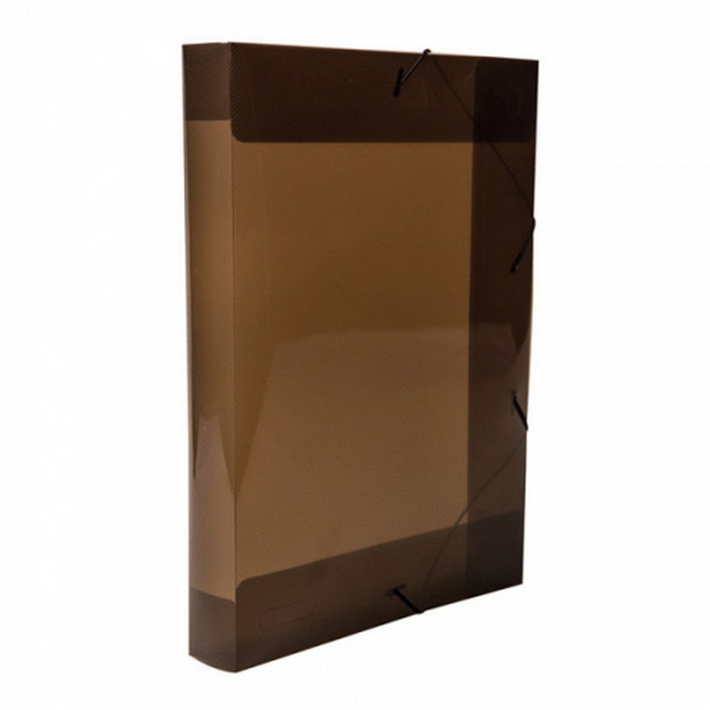 Pasta Aba Elástico Ofício 335 x 235mm Lombo 4cm Fumê Line Dello Unitário 0257I0050